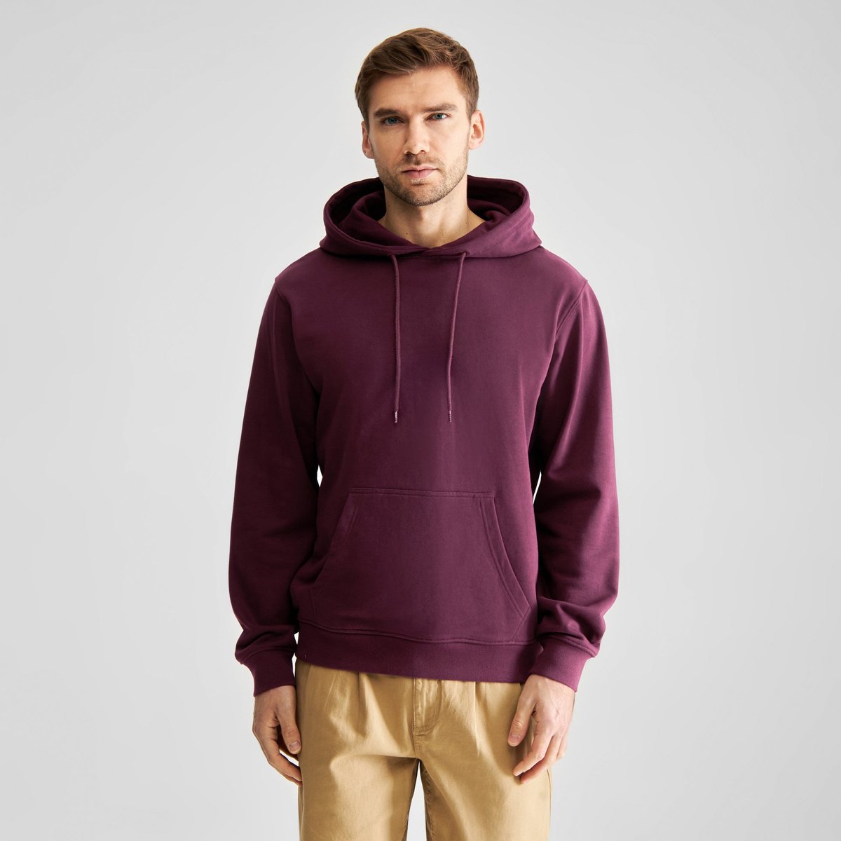 Hoodie Falun Base Fig Red