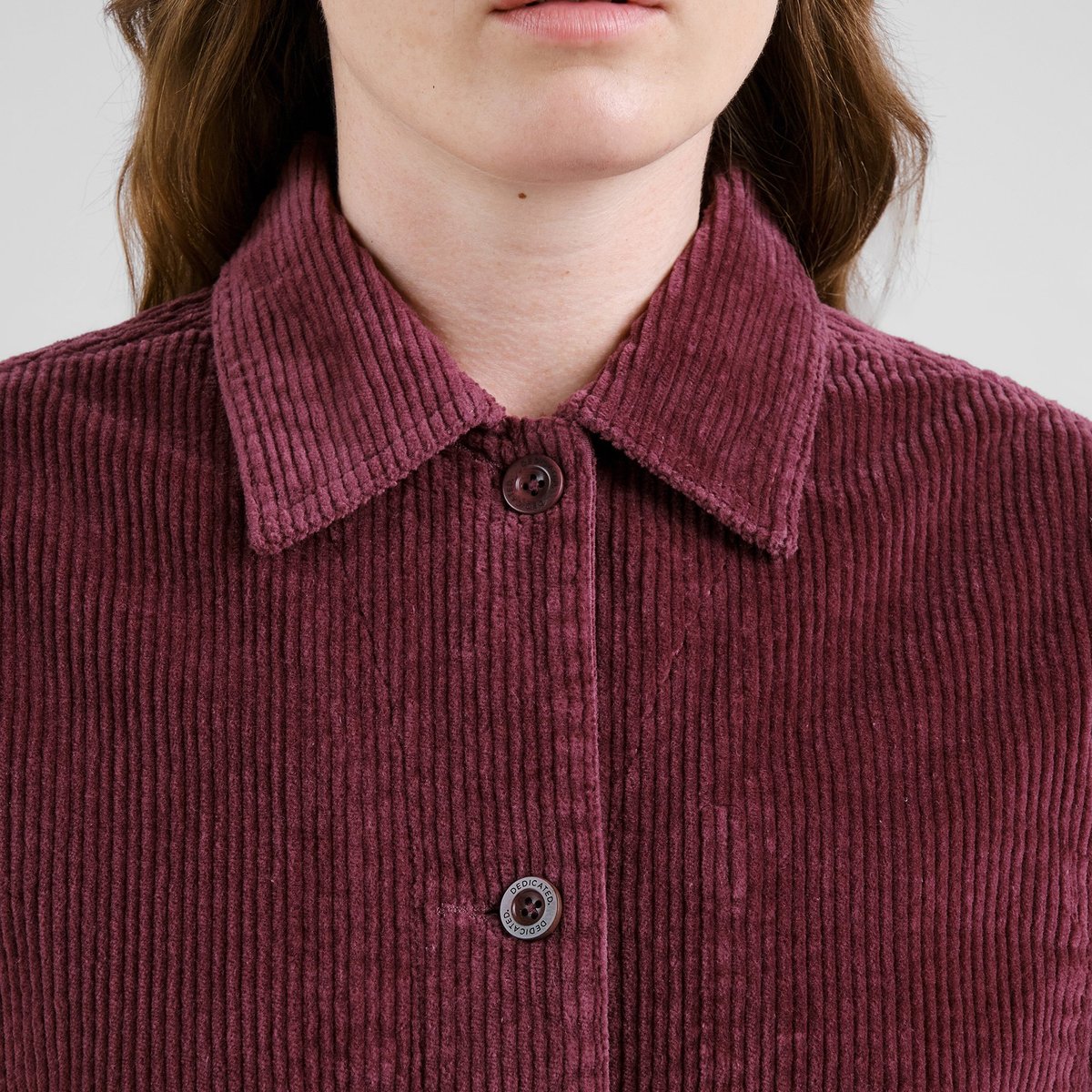 Jacket Stiby Corduroy Fig Red