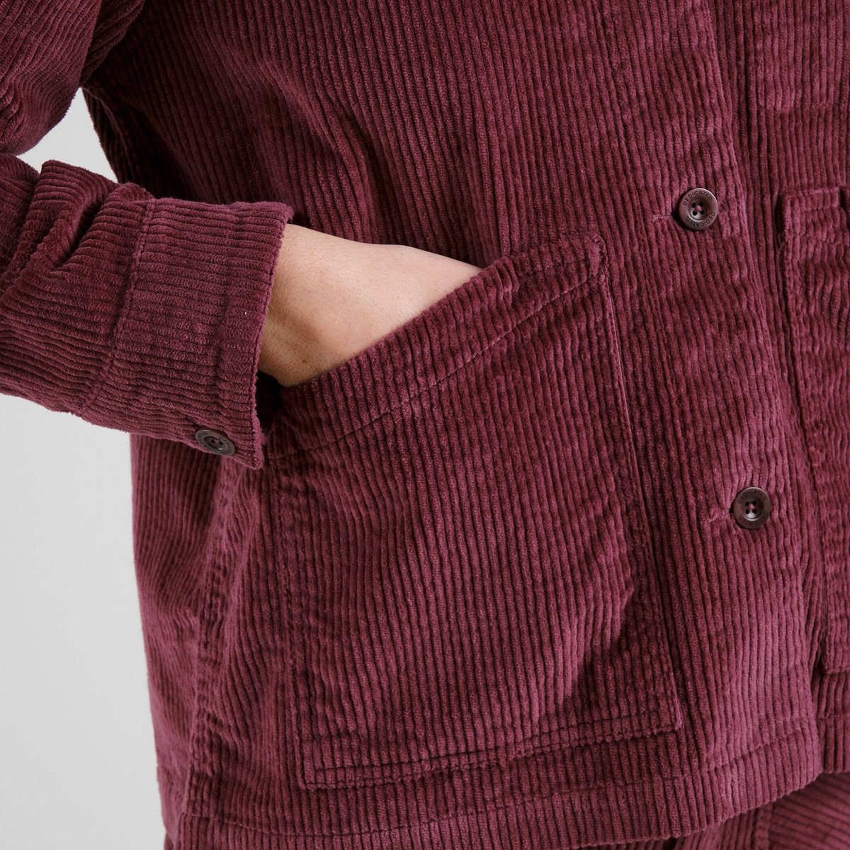 Jacket Stiby Corduroy Fig Red