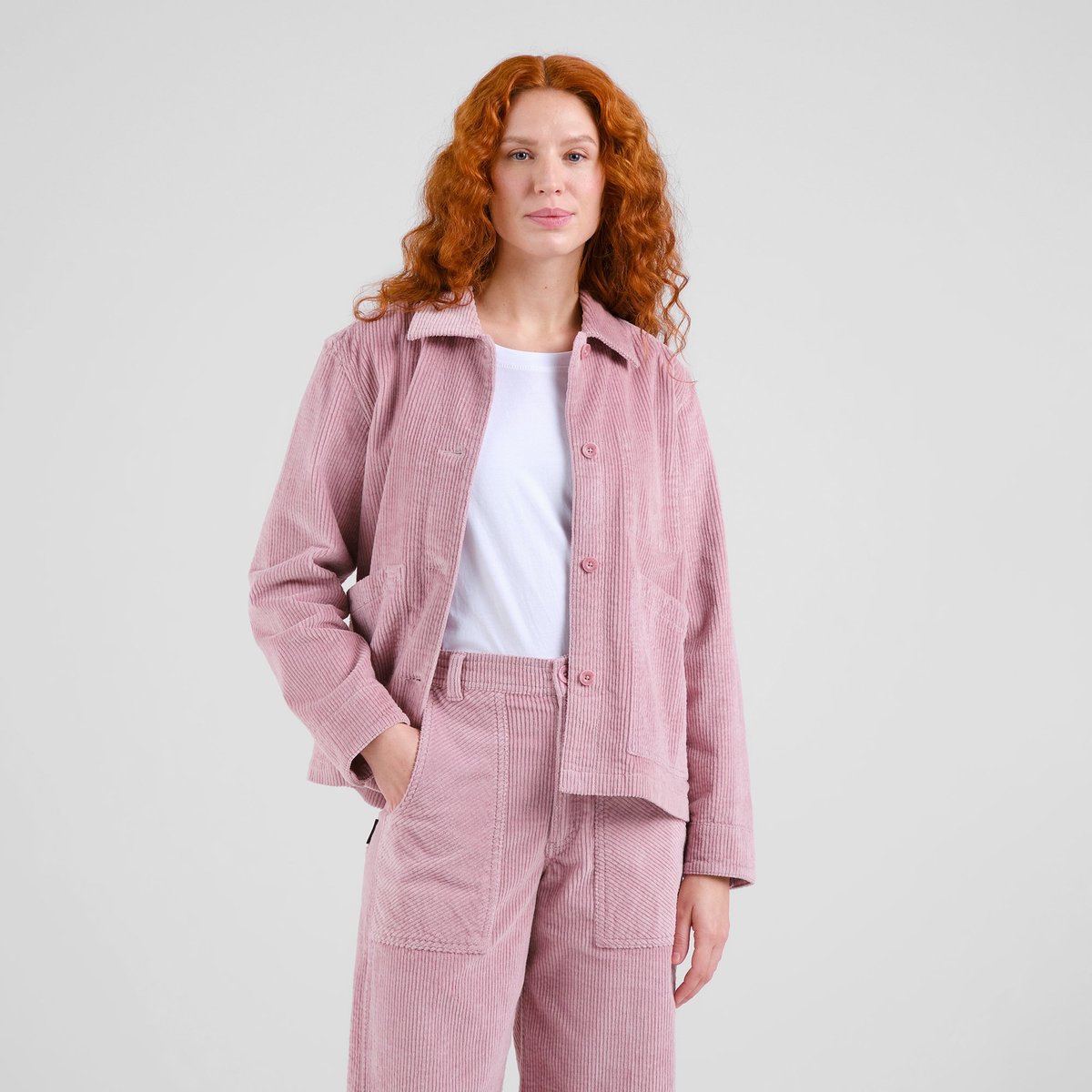 Jacket Stiby Corduroy Lilas Pink