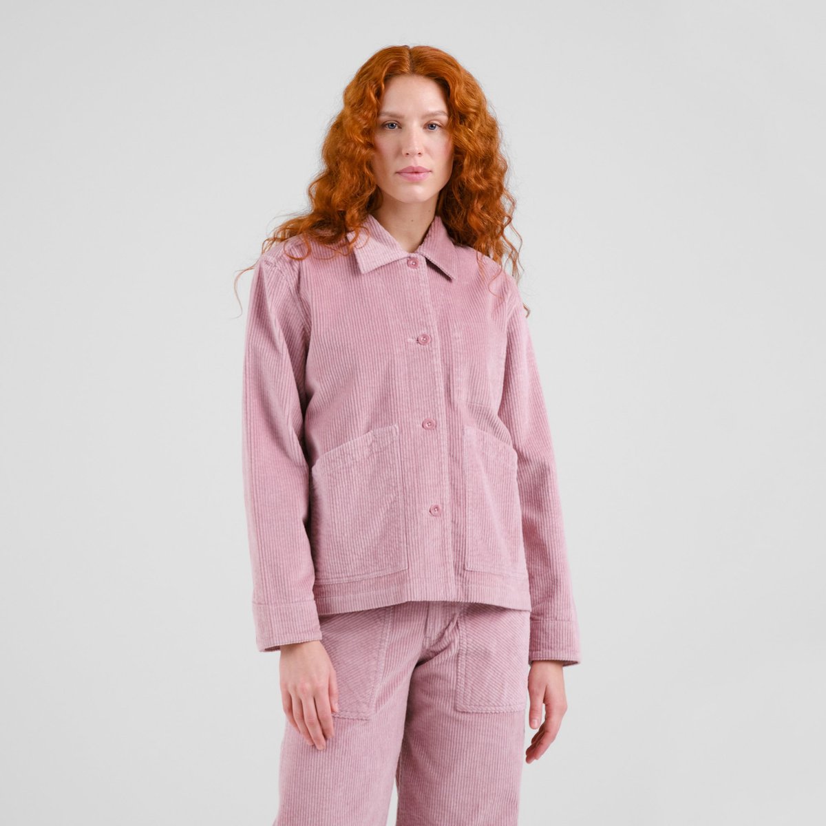 Jacket Stiby Corduroy Lilas Pink