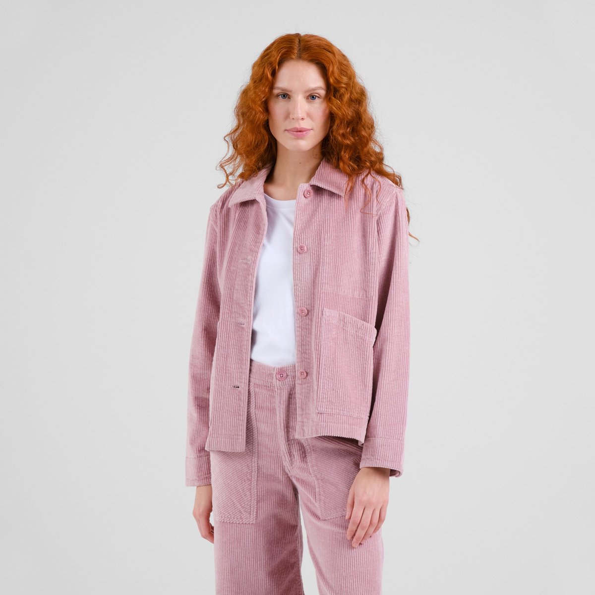 Jacket Stiby Corduroy Lilas Pink
