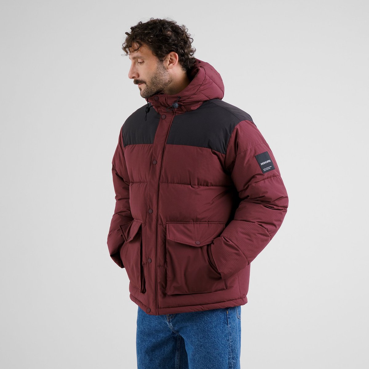 Puffer Jacket Vasa Fig Red