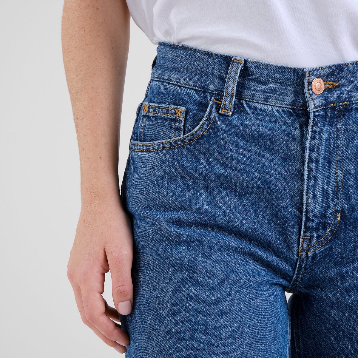 Denim Pants Berlin Flare Mid Blue