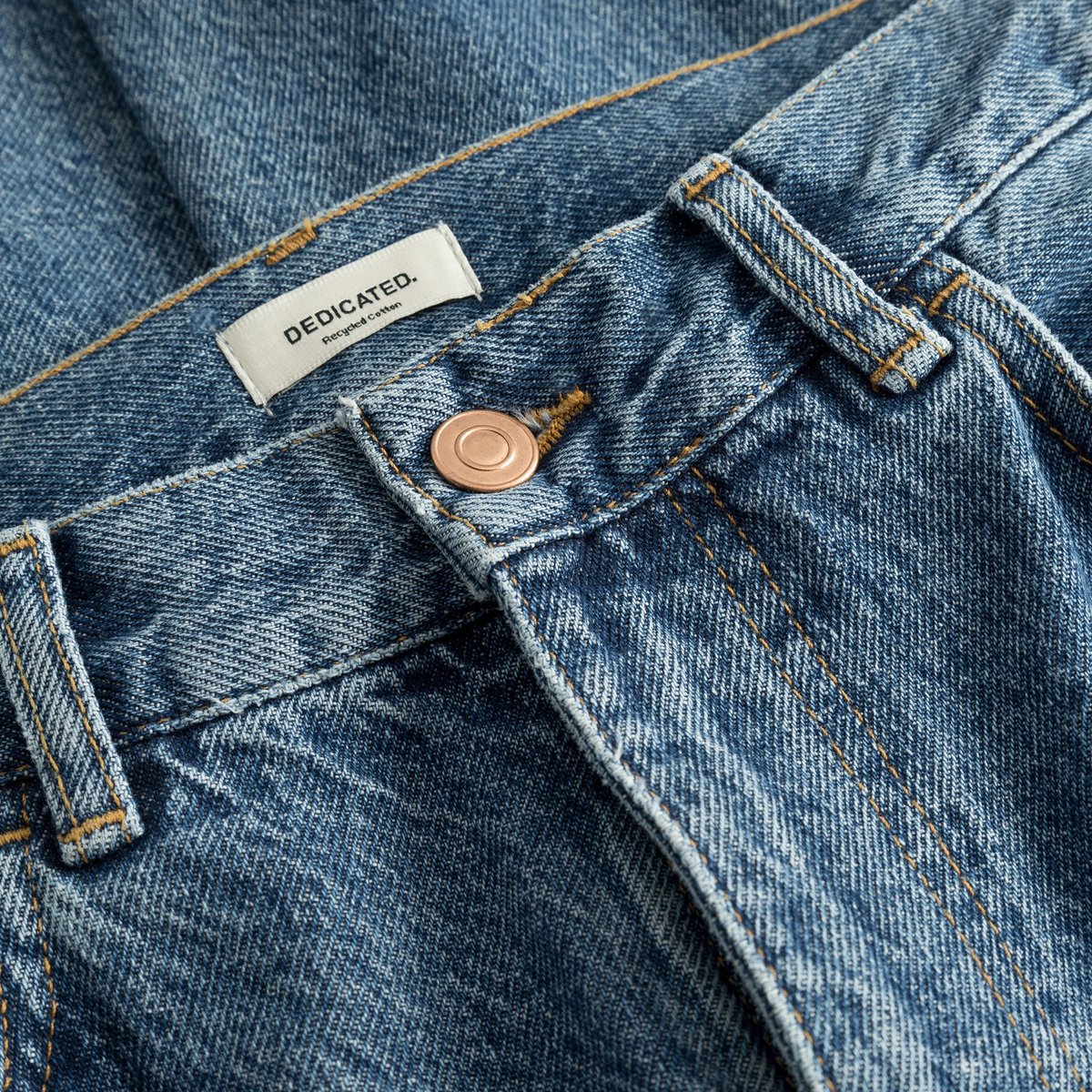 Denim Pants Frankfurt Tapered Fit Mid Blue