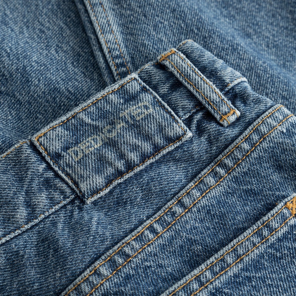 Denim Pants Frankfurt Tapered Fit Mid Blue