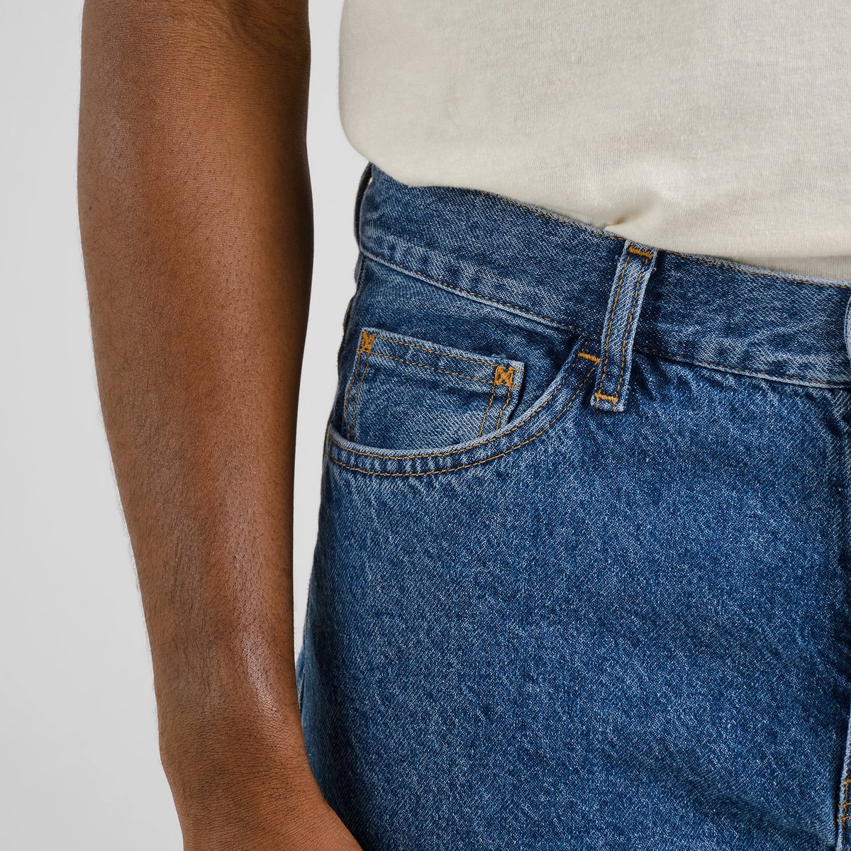 Denim Pants Hamburg Relaxed Fit Mid Blue