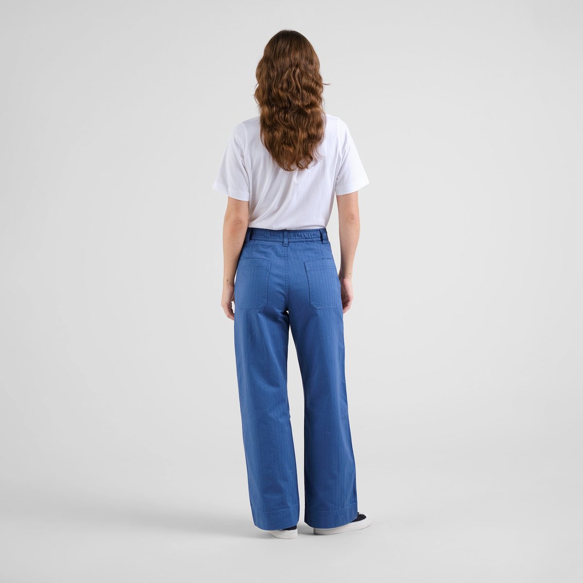 Workwear Pants Vara Herringbone True Blue