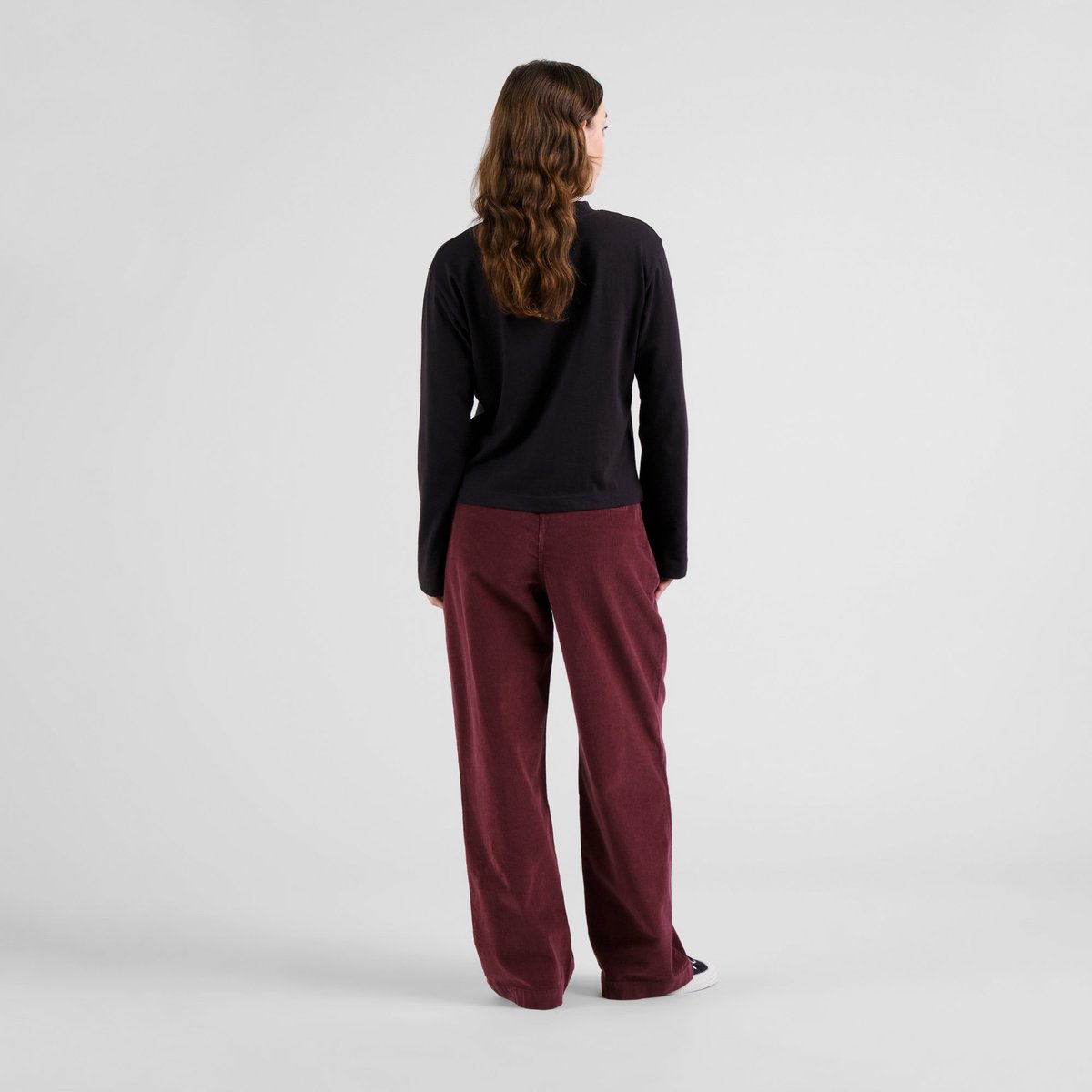 Pants Vickleby Corduroy Fig Red