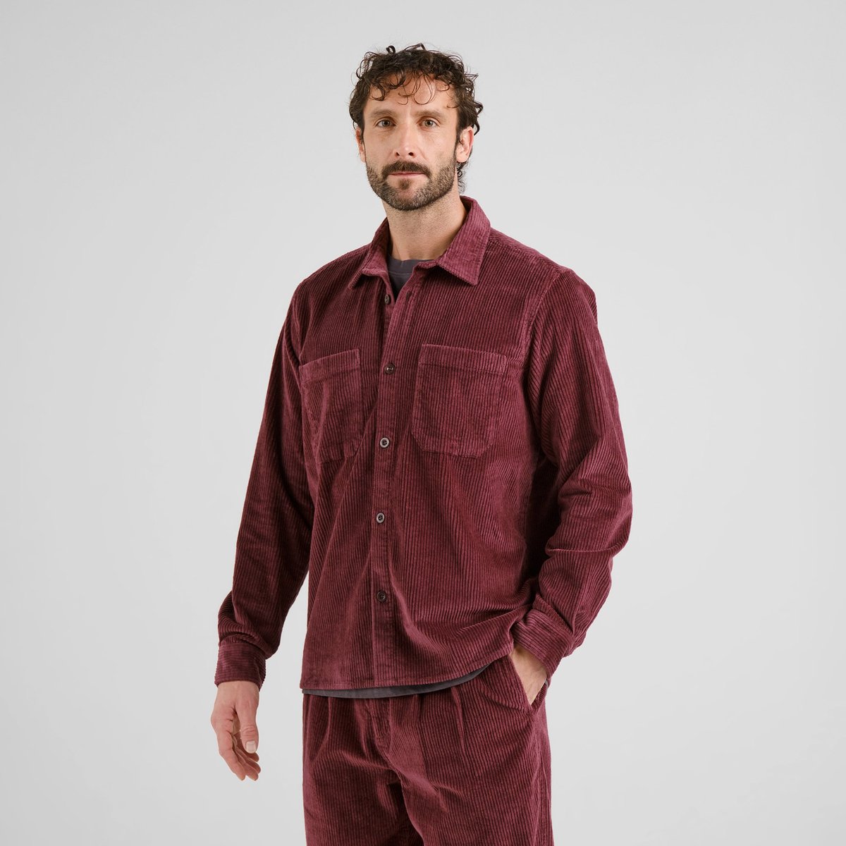 Shirt Kil Corduroy Fig Red