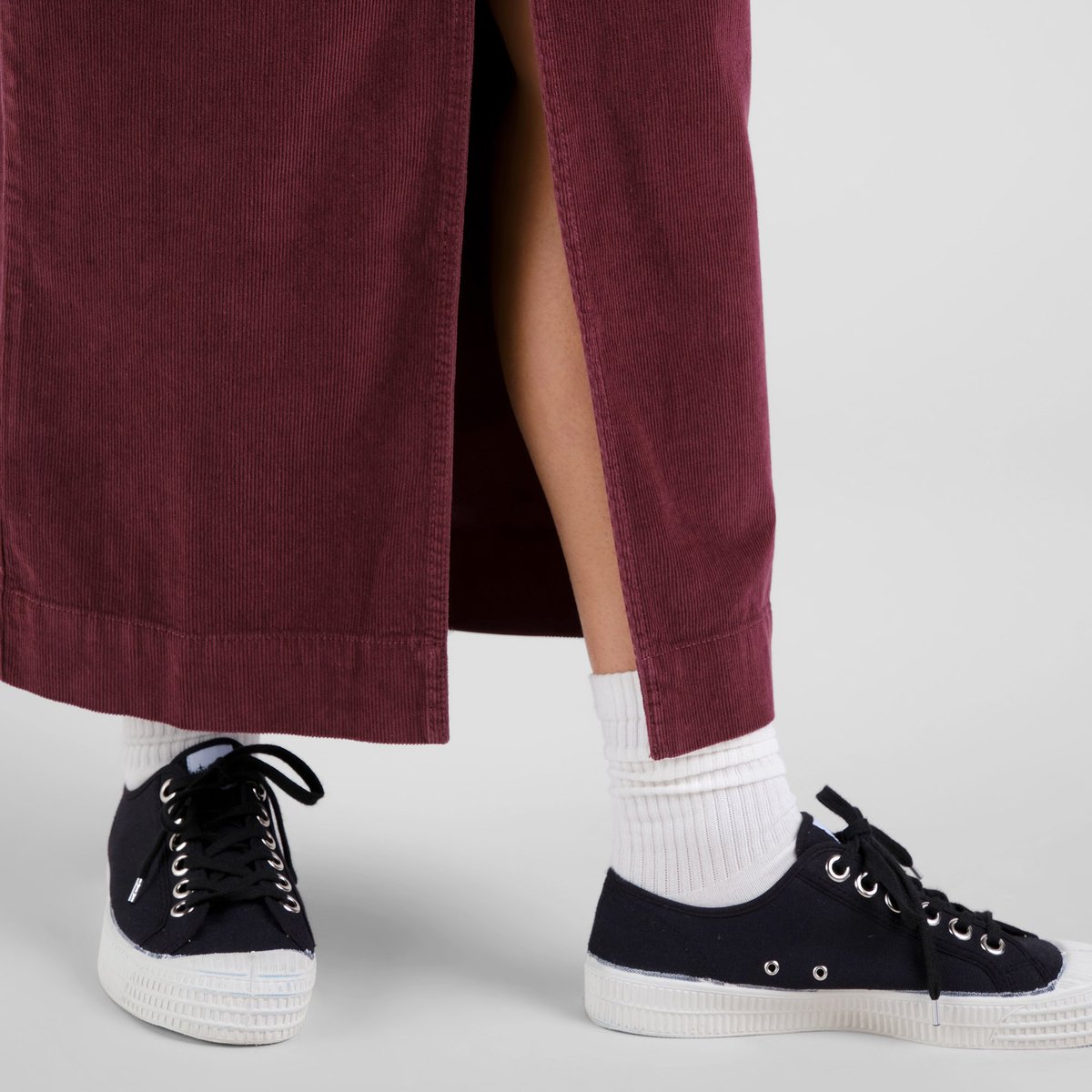 Skirt Finsta Corduroy Fig Red