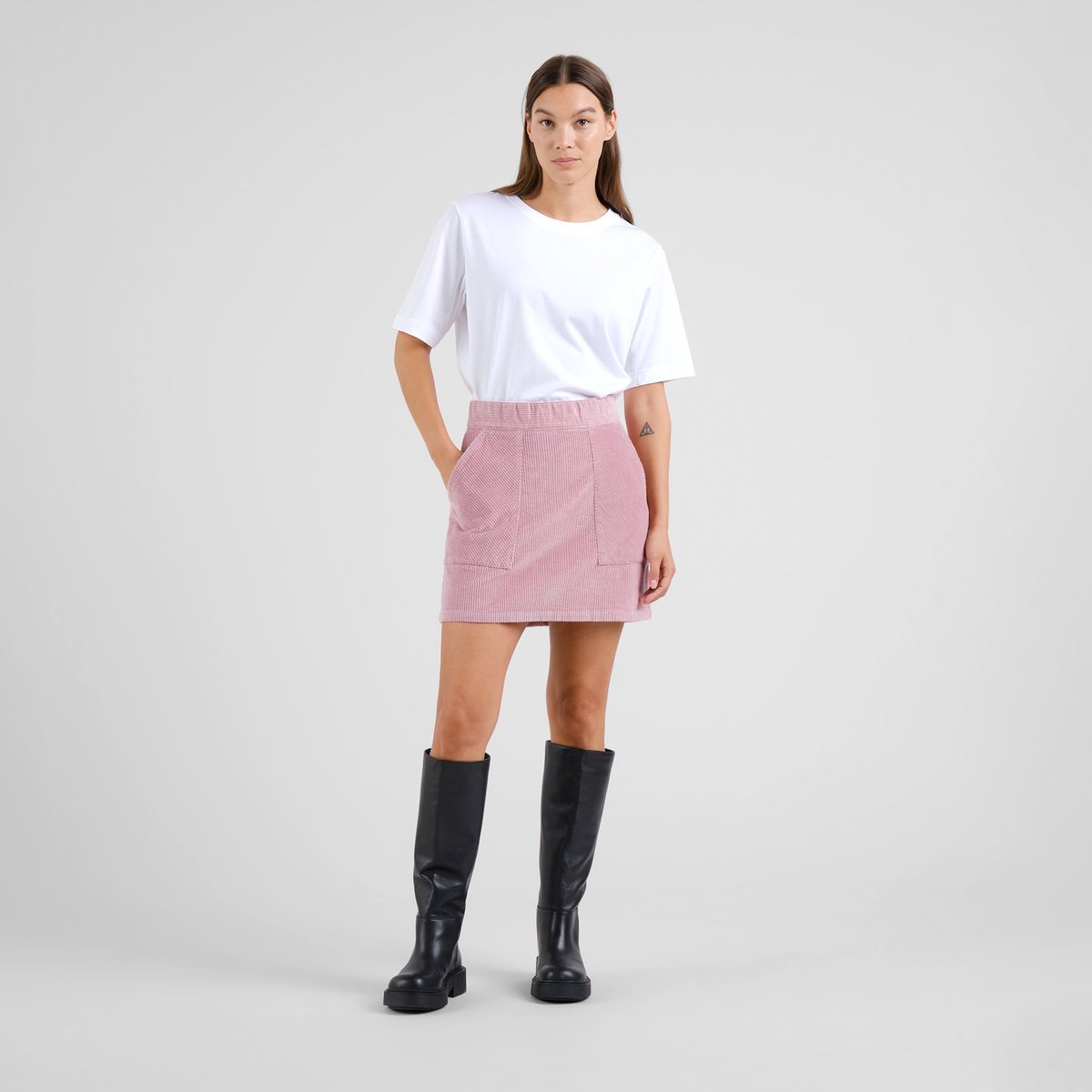 Skirt Majorna Corduroy Lilas Pink