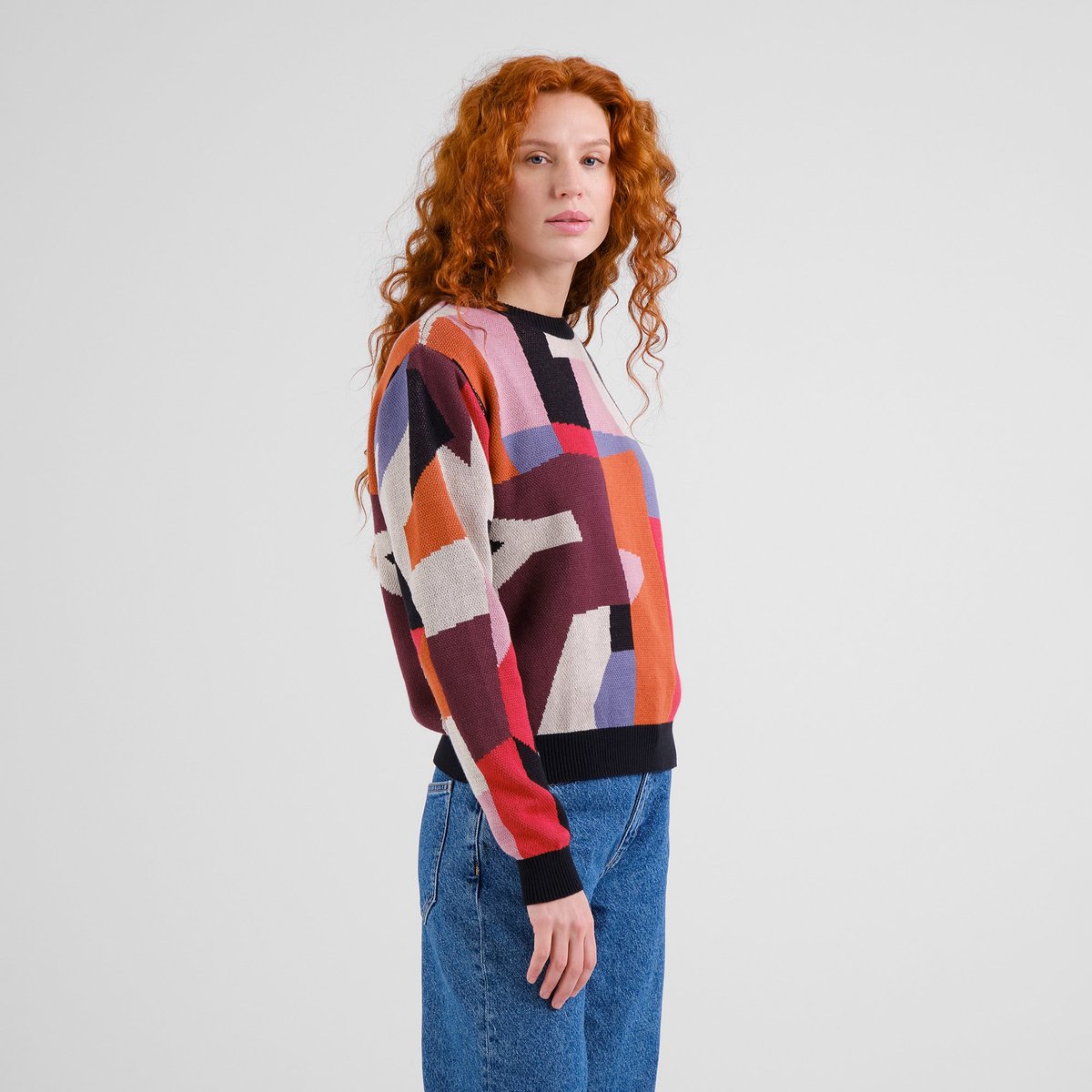 Sweater Arendal Abstract Chaos Multi Color
