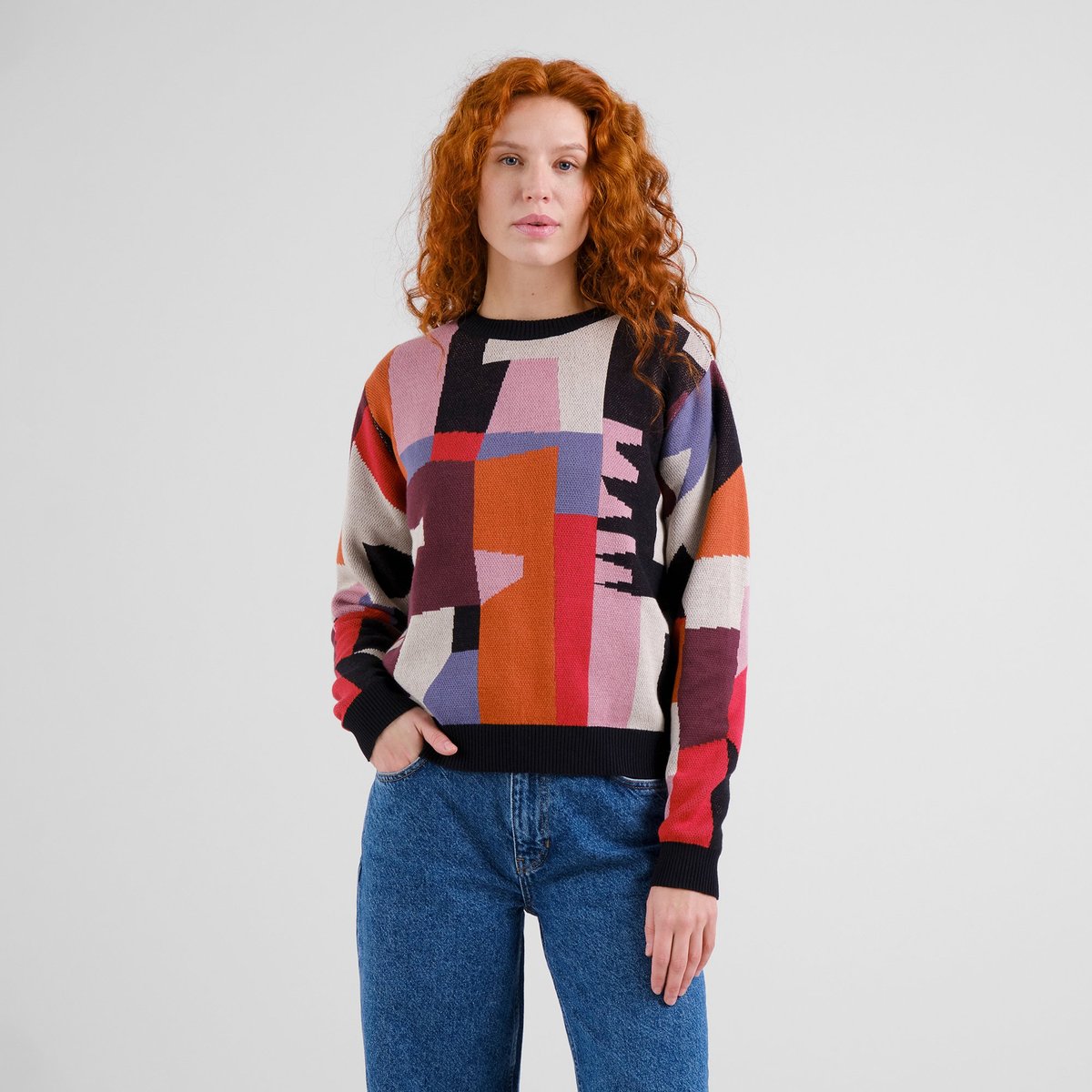 Sweater Arendal Abstract Chaos Multi Color
