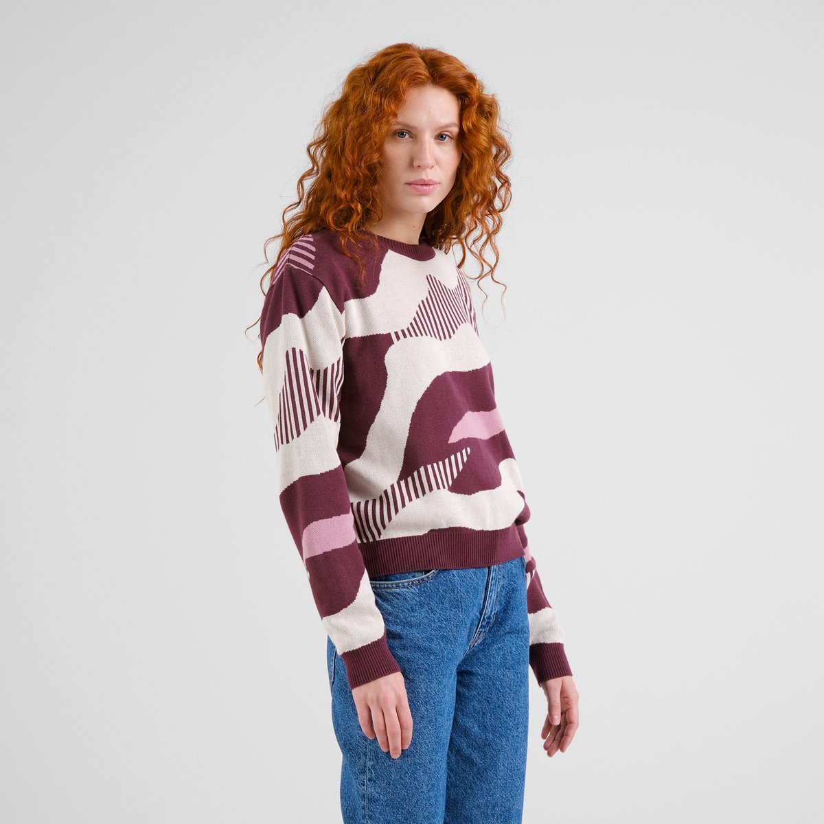 Sweater Arendal Flowing Abstract Multi Color