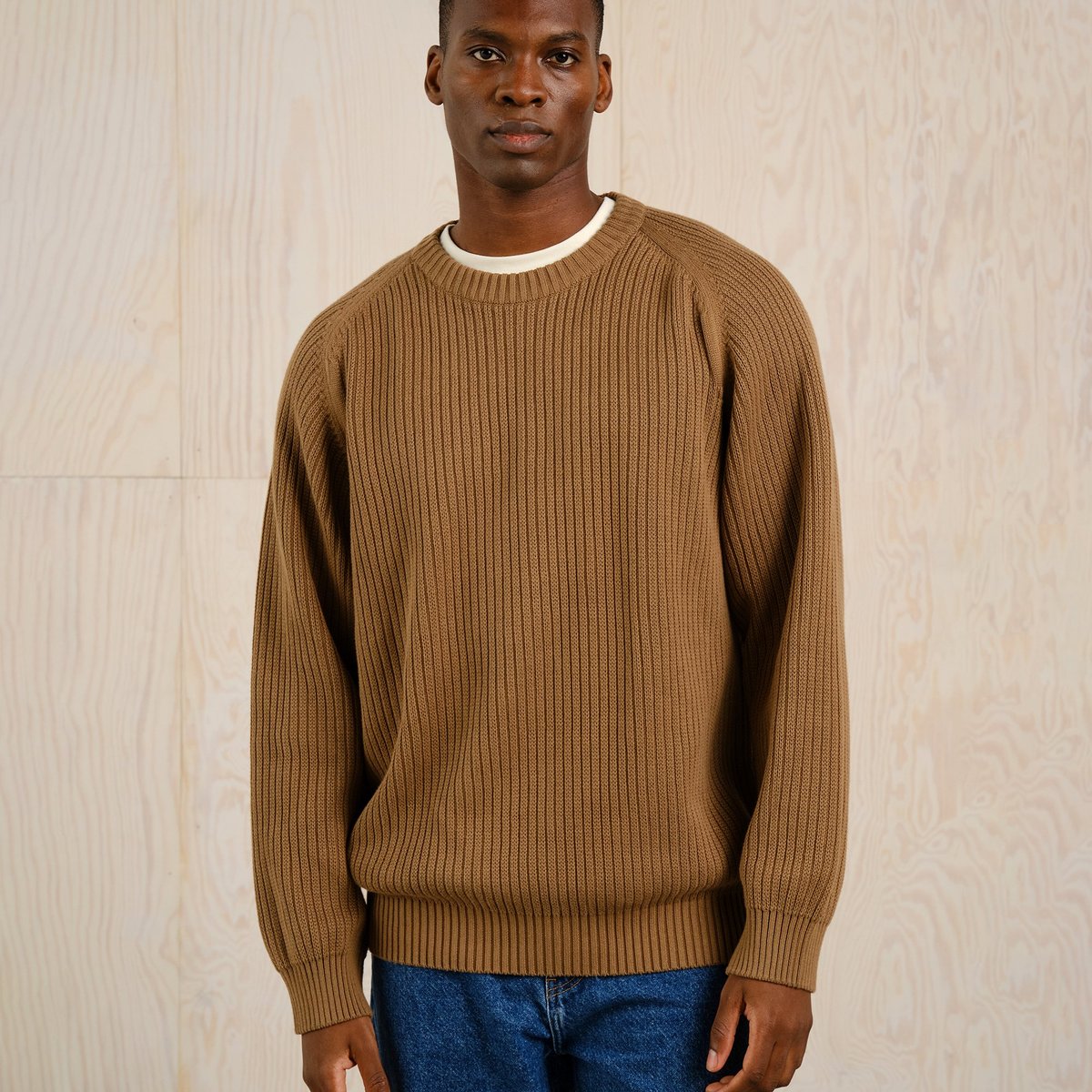 Hakkas Knitted Sweater Otter Brown