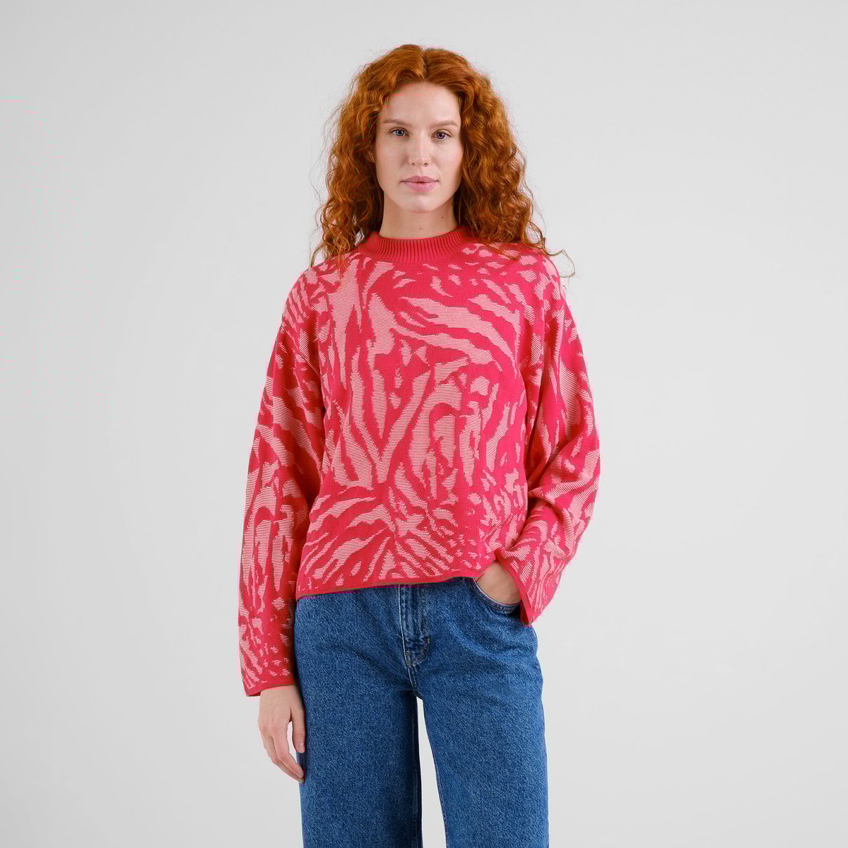 Sweater Limhamn Animal True Red
