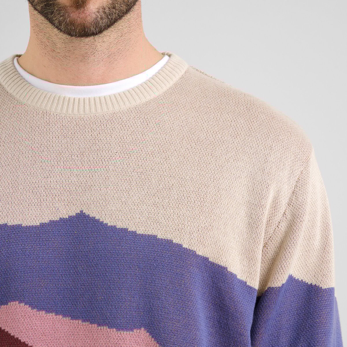 Sweater Mora Landscape Colors Multi Color