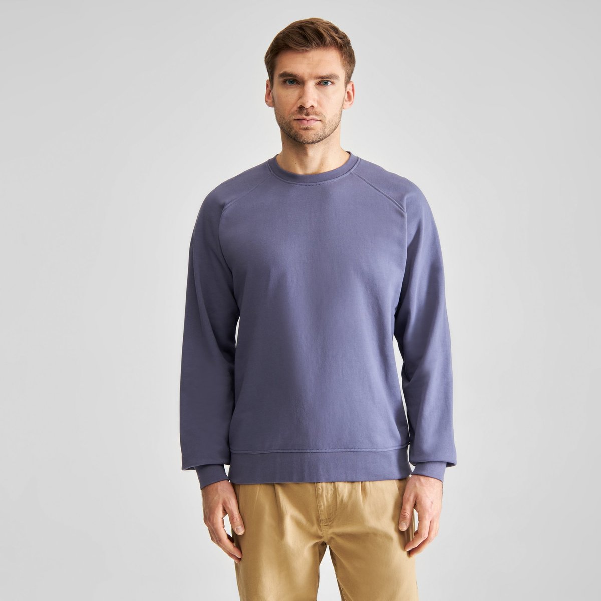 Sweatshirt Malmoe Base Heron Blue