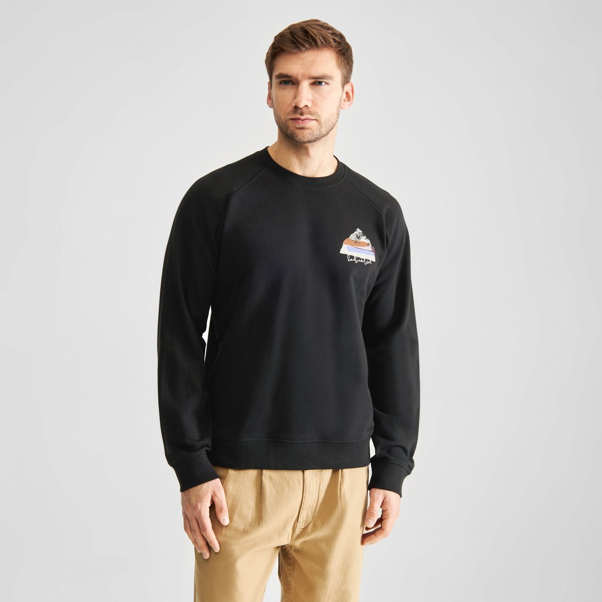 Sweatshirt Malmoe Cut Out Mountain Black