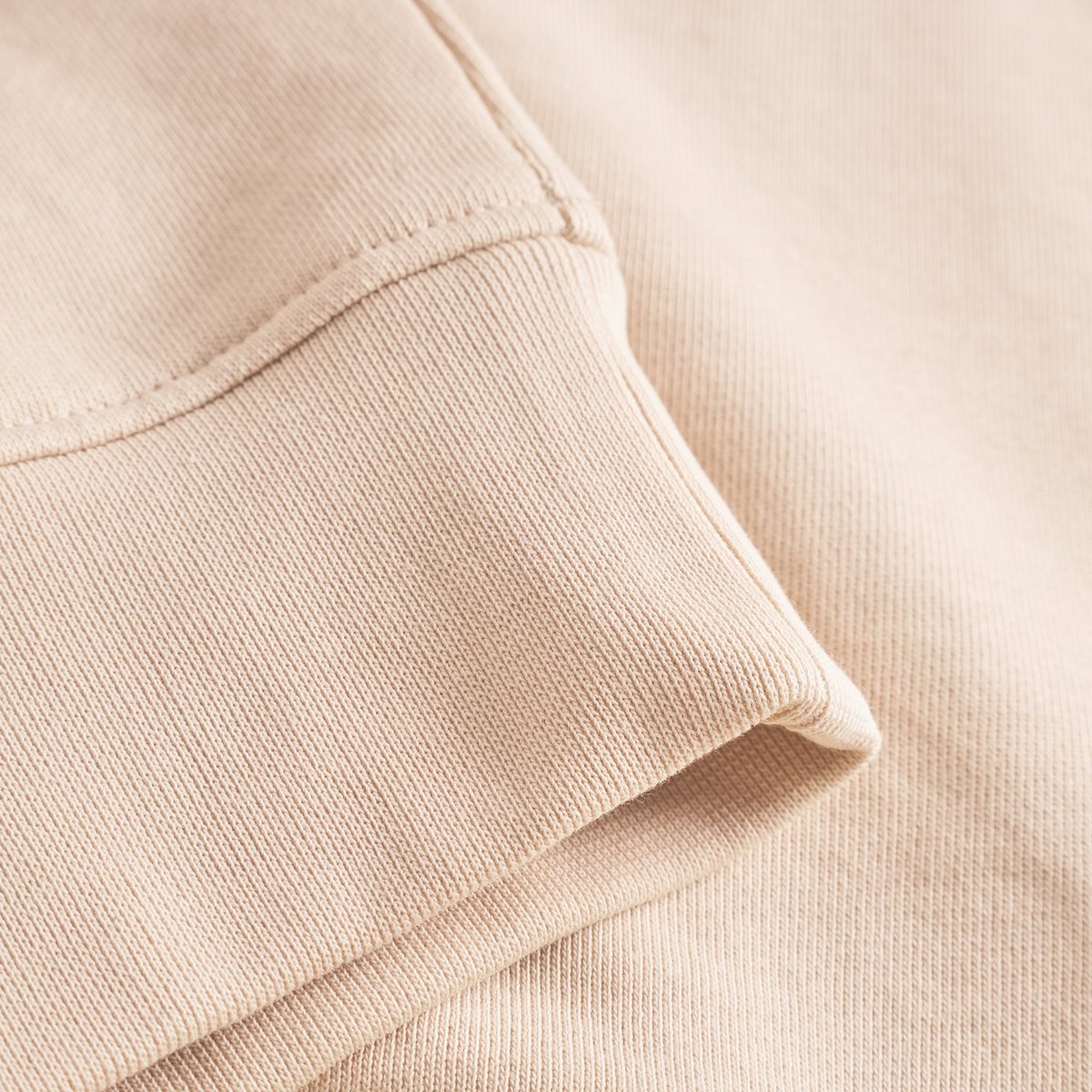 Sweatshirt Malmoe Cut Out Trout Oat White