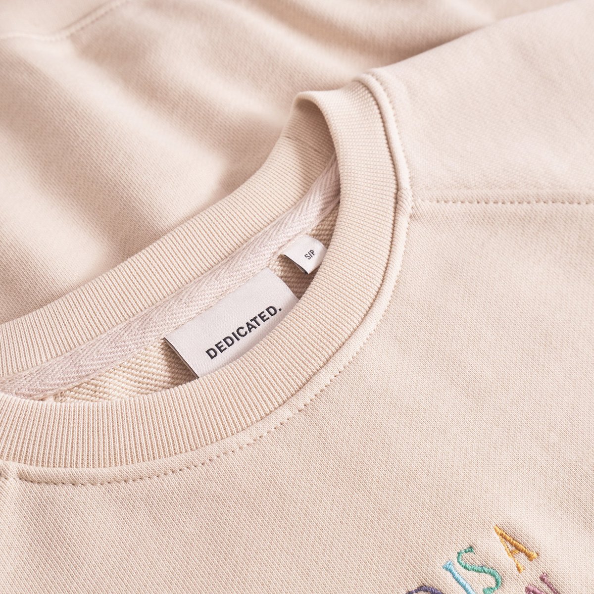 Sweatshirt Ystad God is Woman Oat White