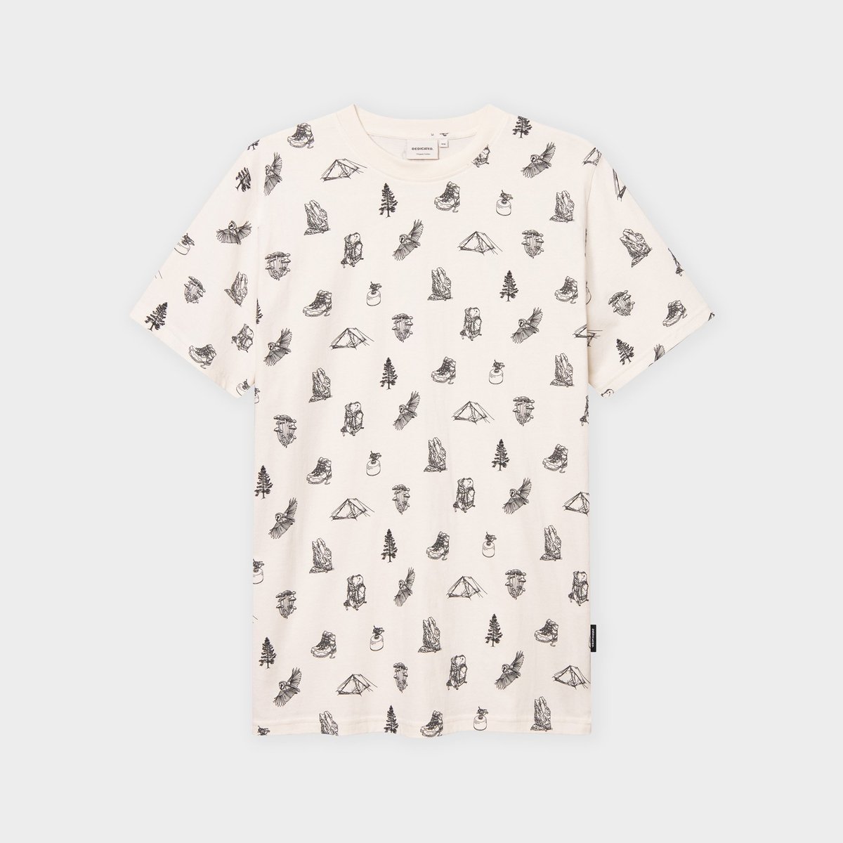 T-shirt Stockholm Go Outside AOP Off-White