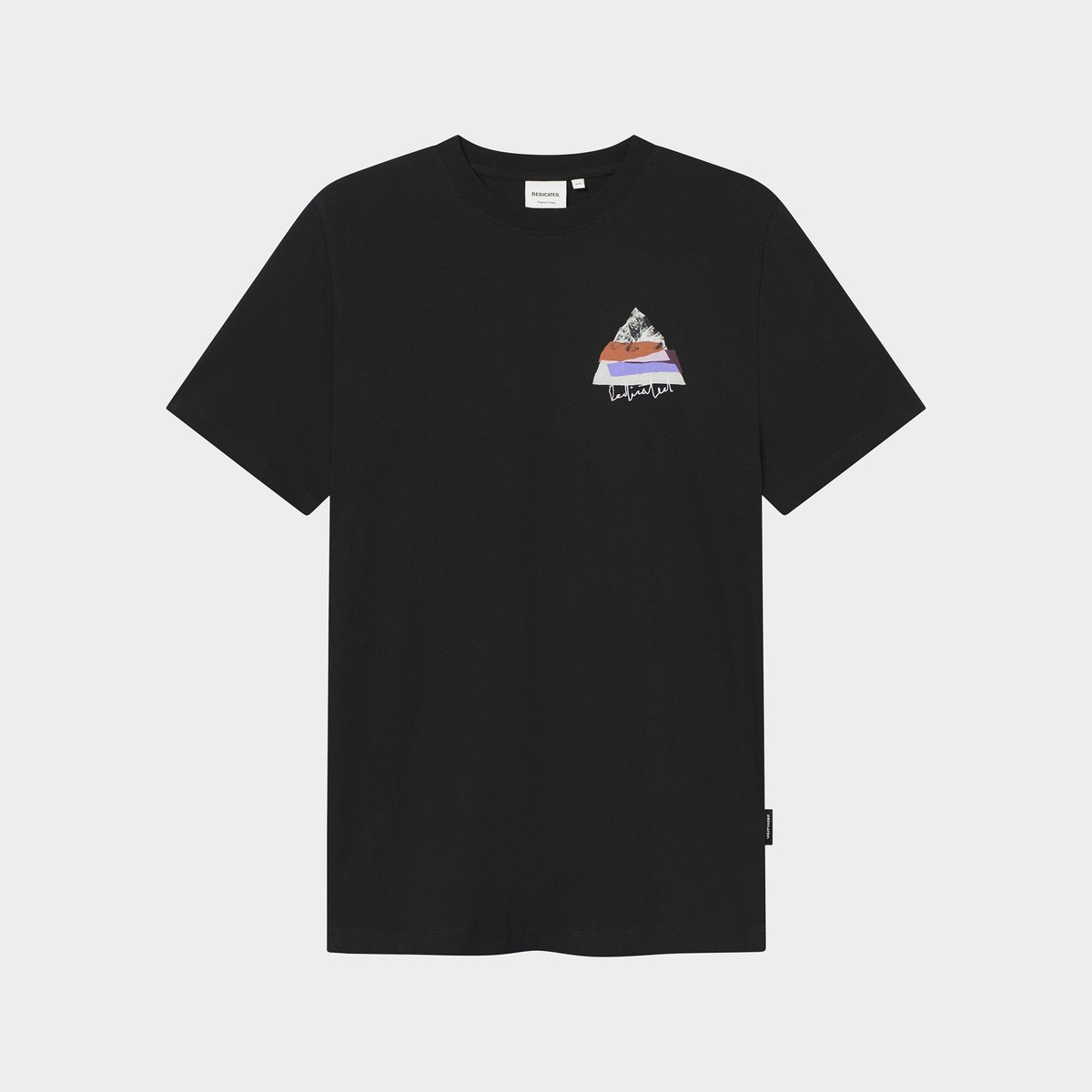 T-shirt Stockholm Cut Out Mountain Black