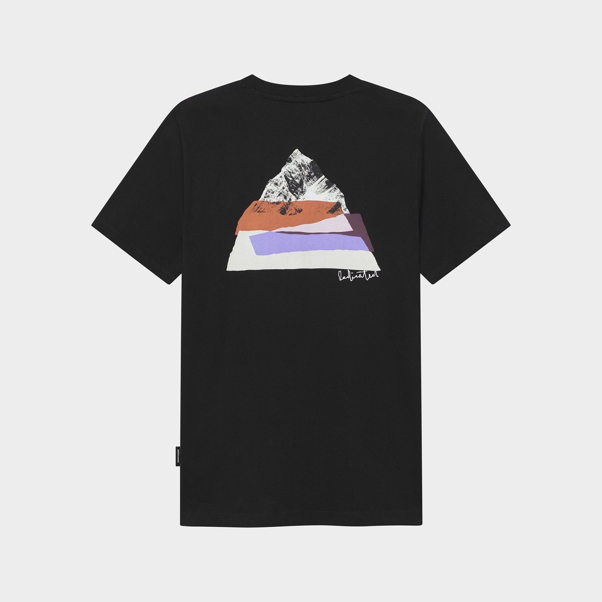 T-shirt Stockholm Cut Out Mountain Black