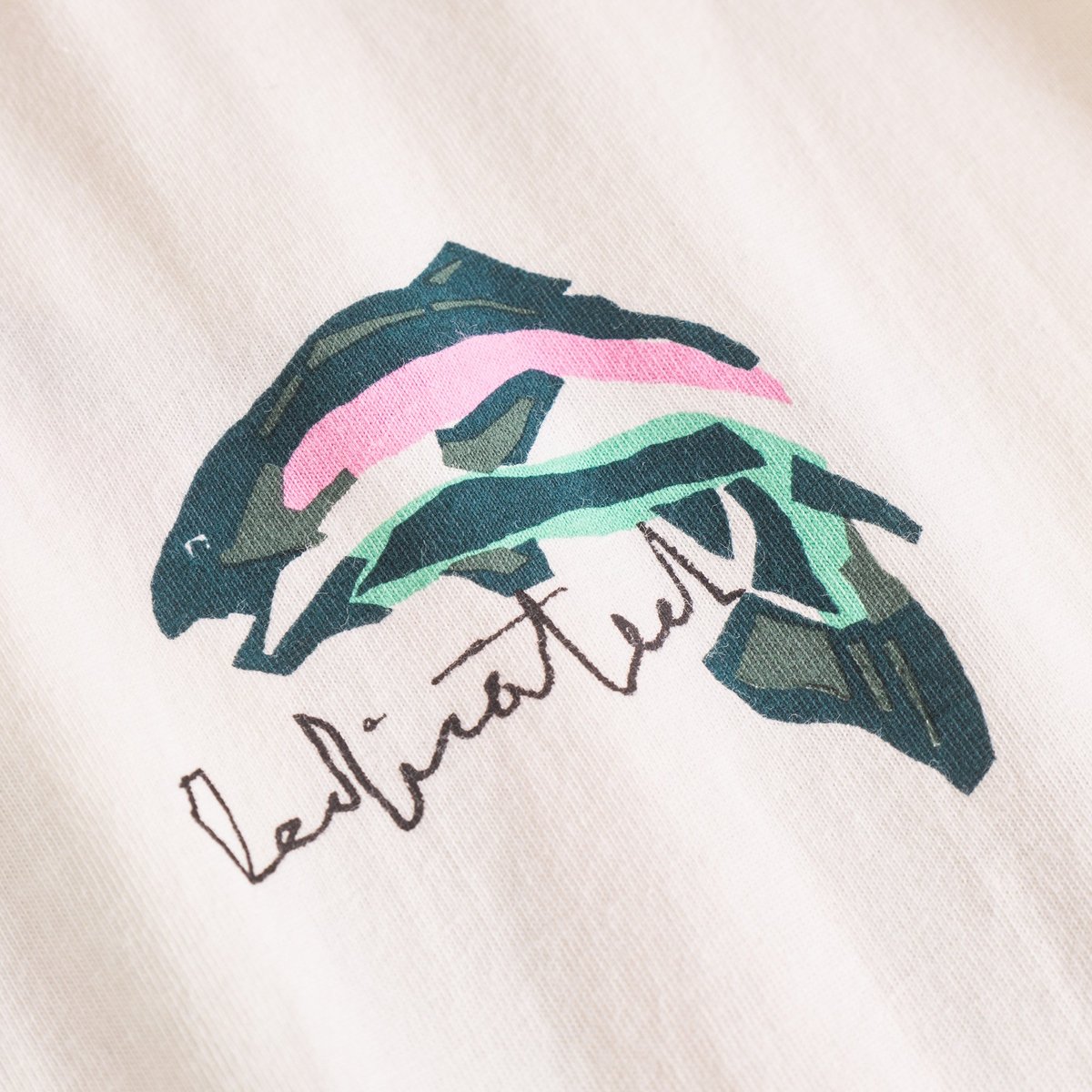 T-shirt Stockholm Cut Out Trout Off-White