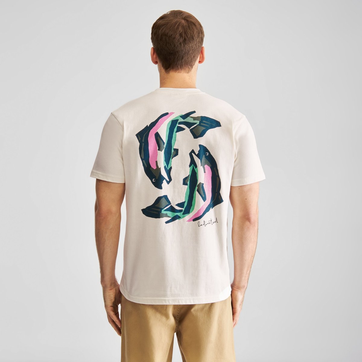 T-shirt Stockholm Cut Out Trout Off-White