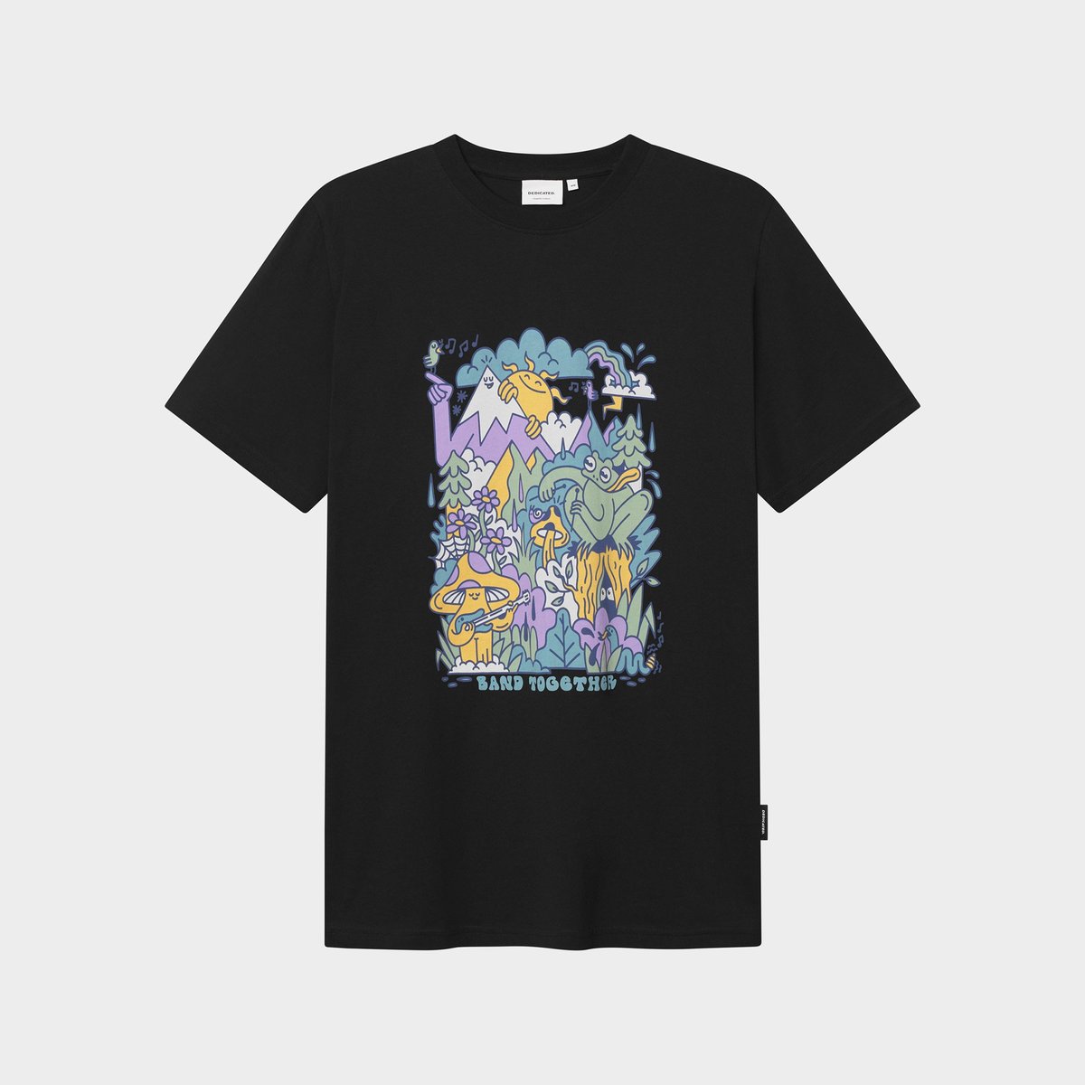 T-shirt Stockholm Band Together Black