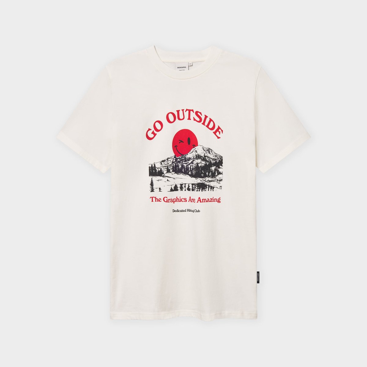 T-shirt Stockholm Go Outside Off-White