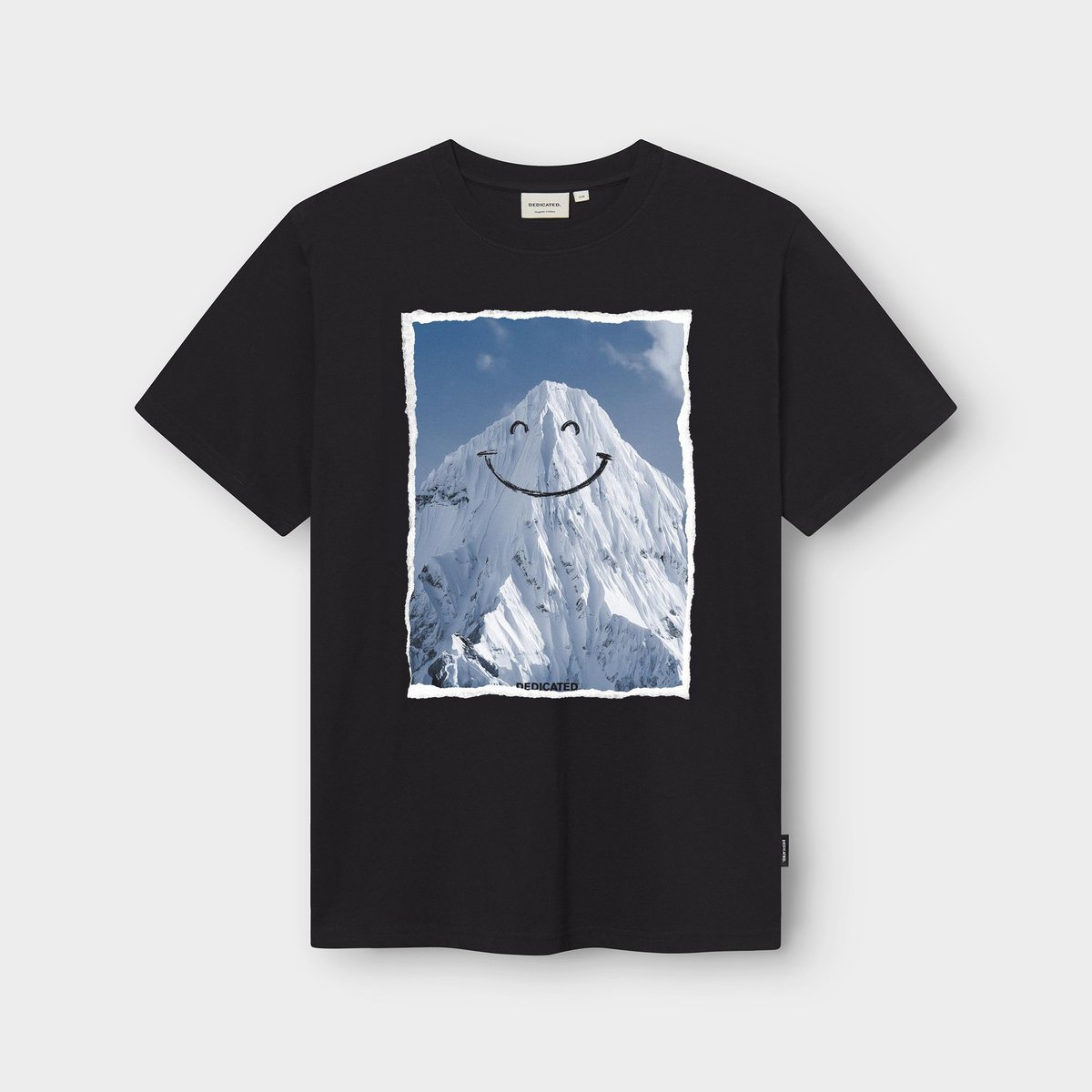 T-shirt Stockholm Happy Mountain Black