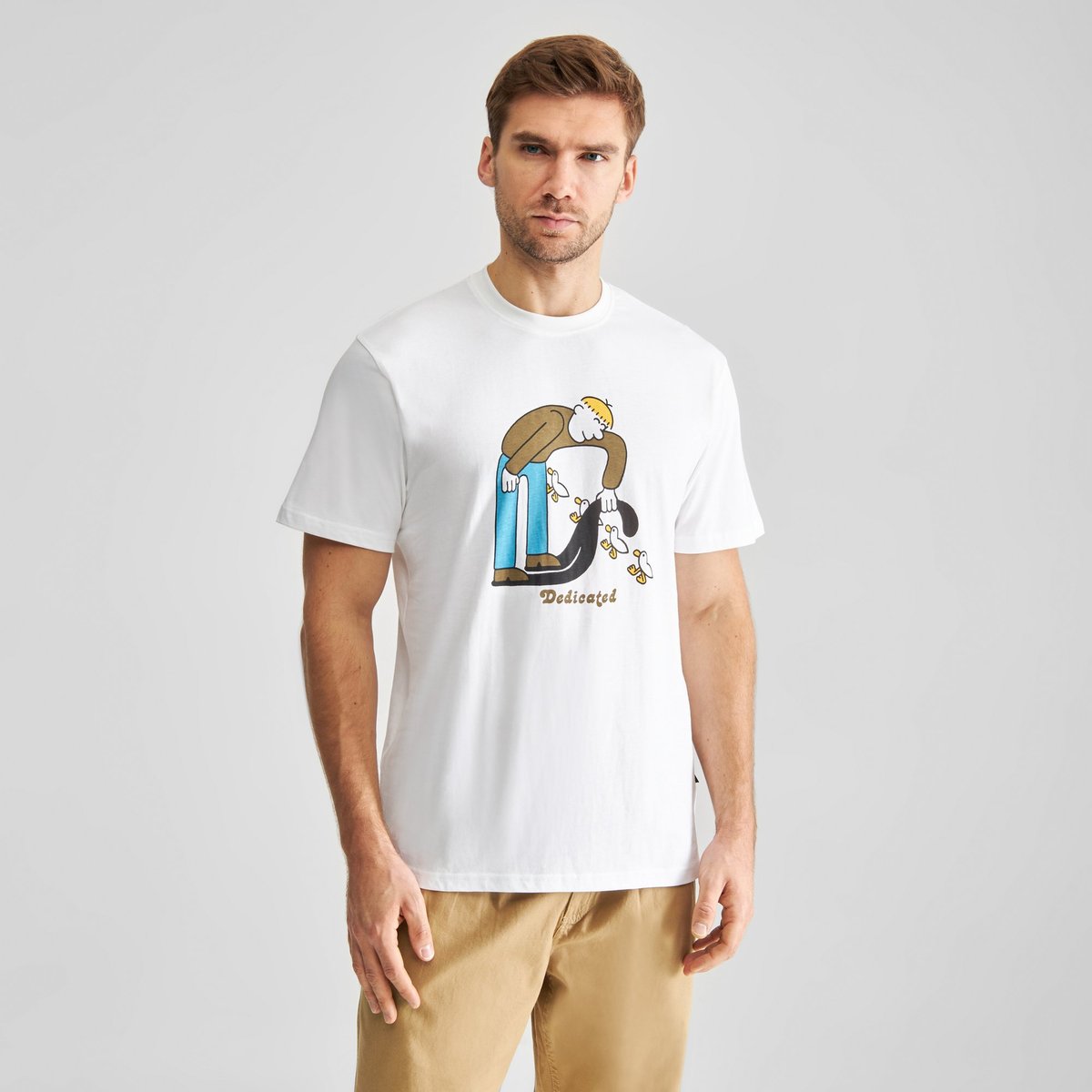 T-shirt Stockholm Duck Friend White