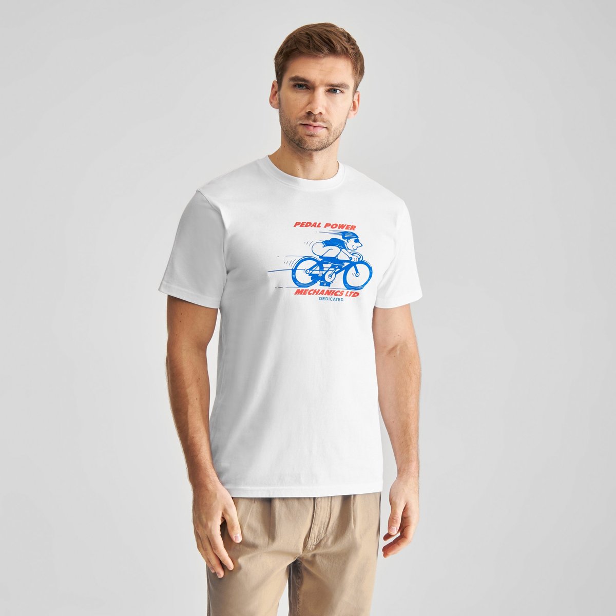 T-shirt Stockholm Pedal Power White