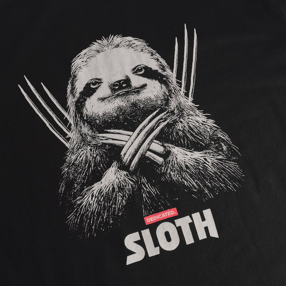 T-shirt Stockholm Sloth Black