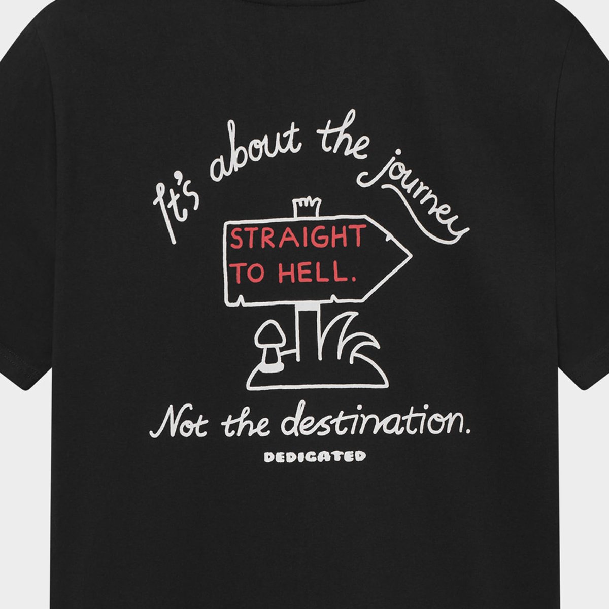 T-shirt Stockholm Straight To Hell Black