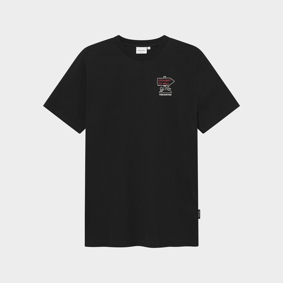 T-shirt Stockholm Straight To Hell Black