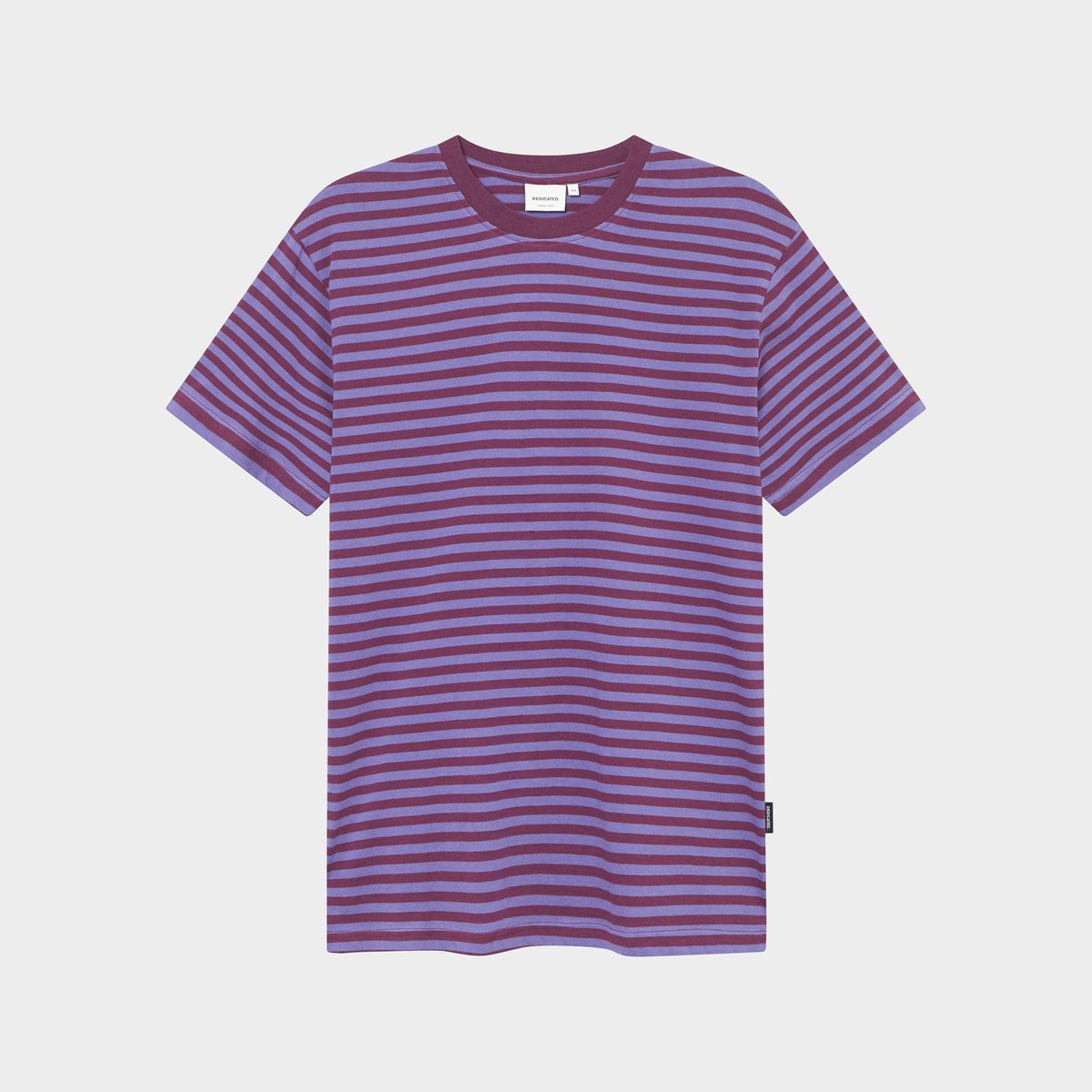 T-shirt Stockholm Stripes Fig Red