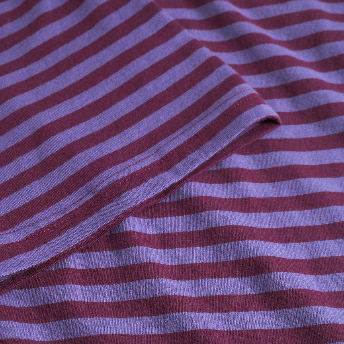 T-shirt Stockholm Stripes Fig Red