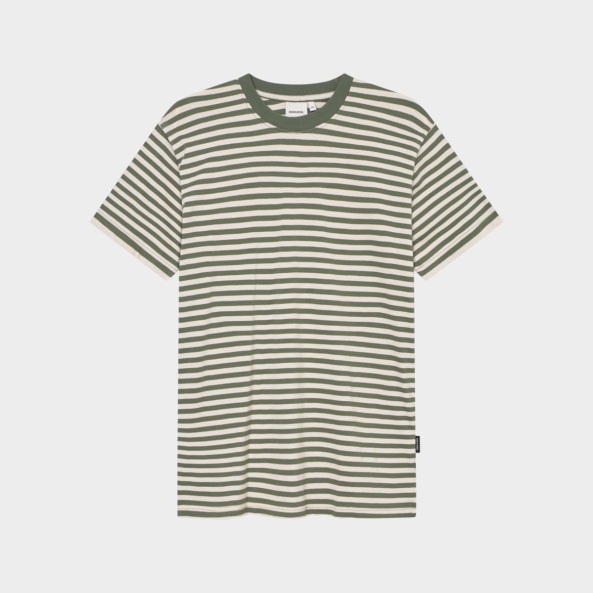 T-shirt Stockholm Stripes Leaf Green