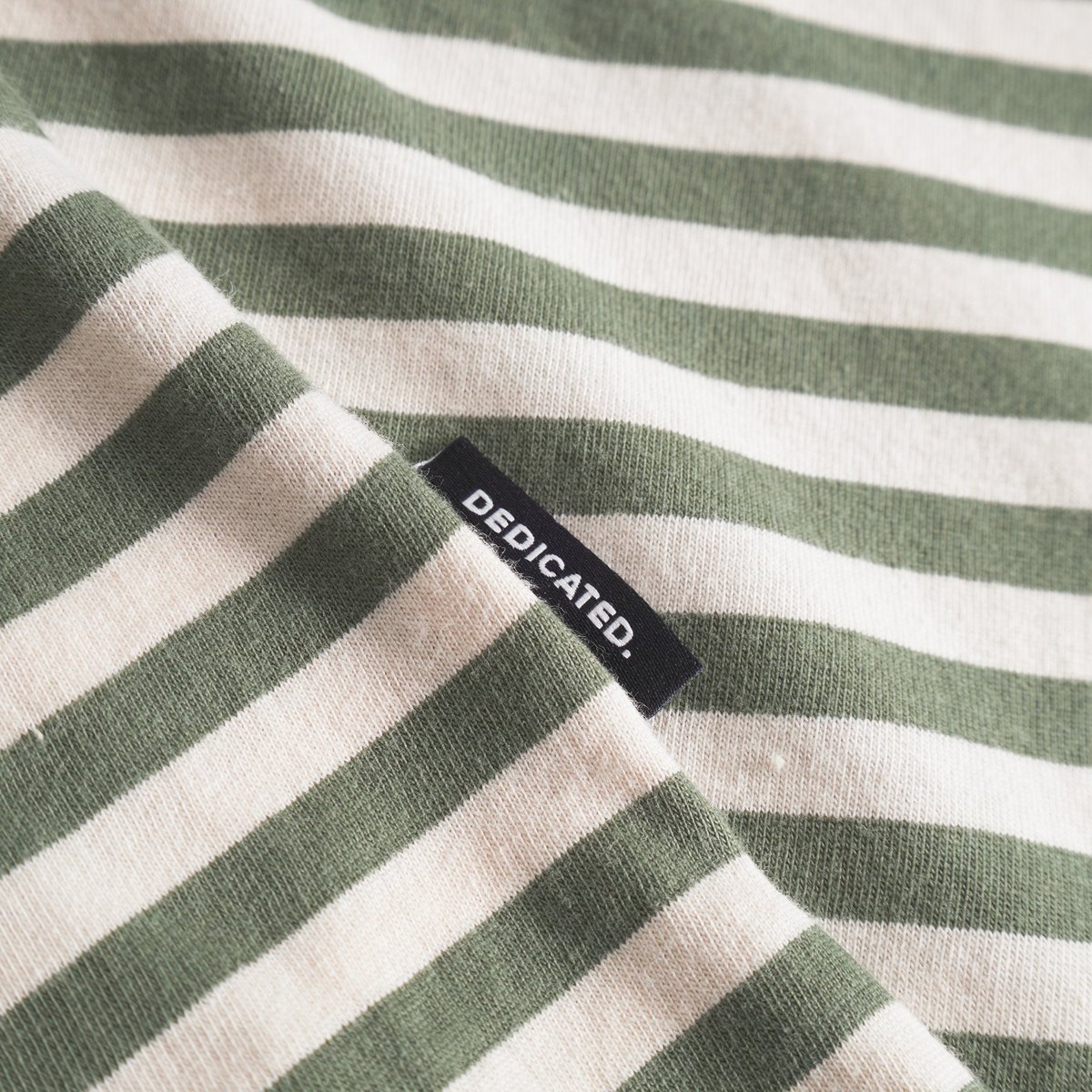 T-shirt Stockholm Stripes Leaf Green