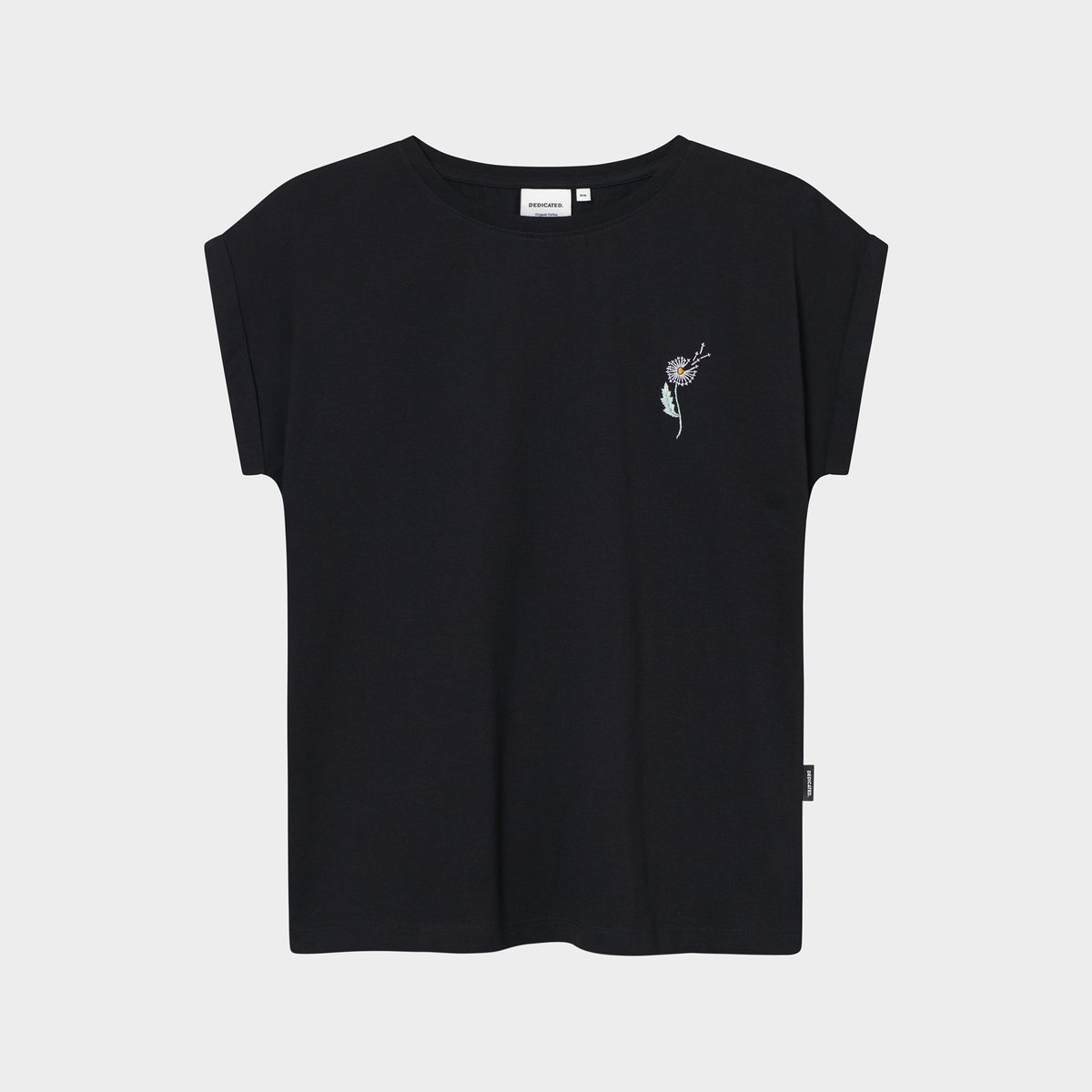 T-shirt Visby Dandelion EMB Black