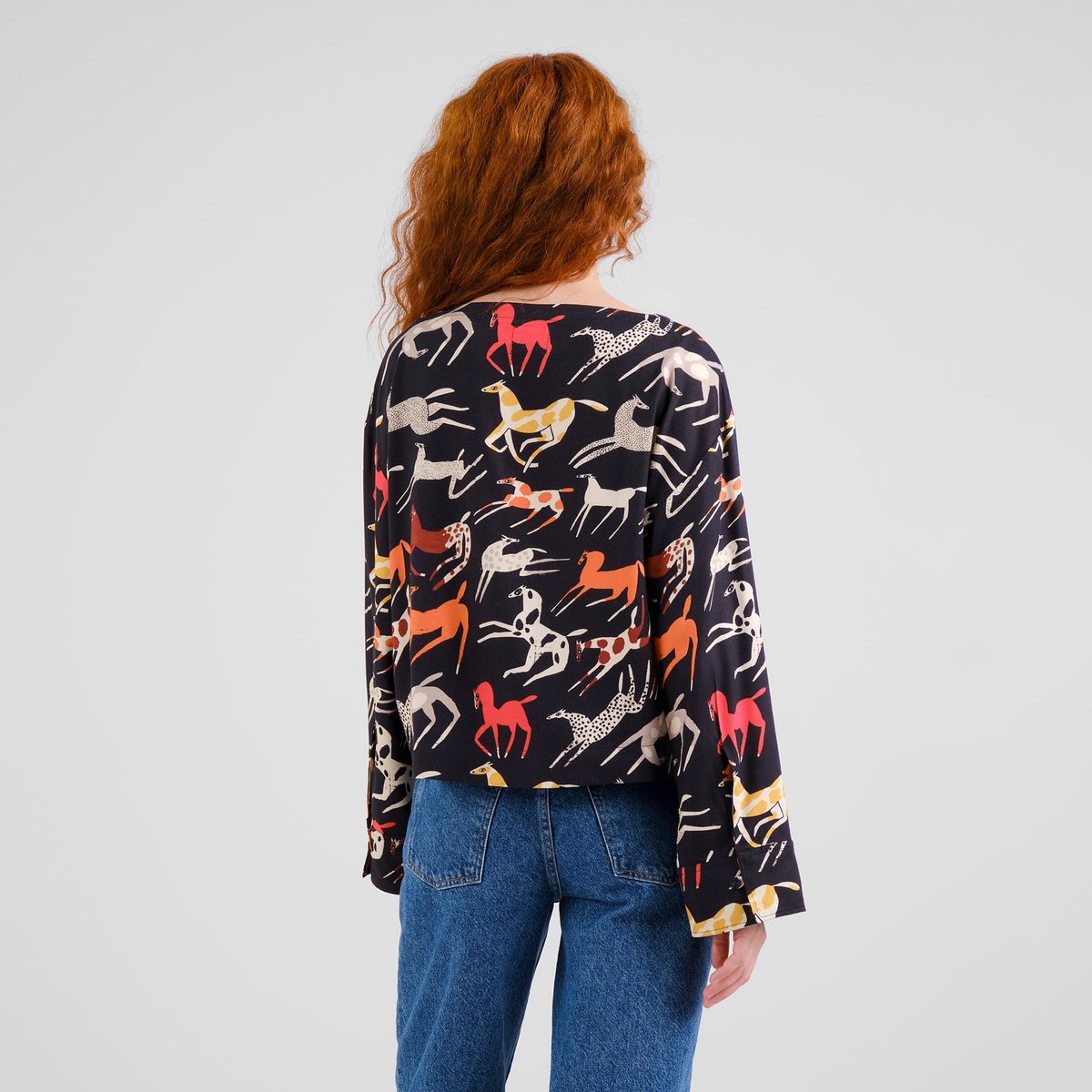 Top Udda Mustang Party Black