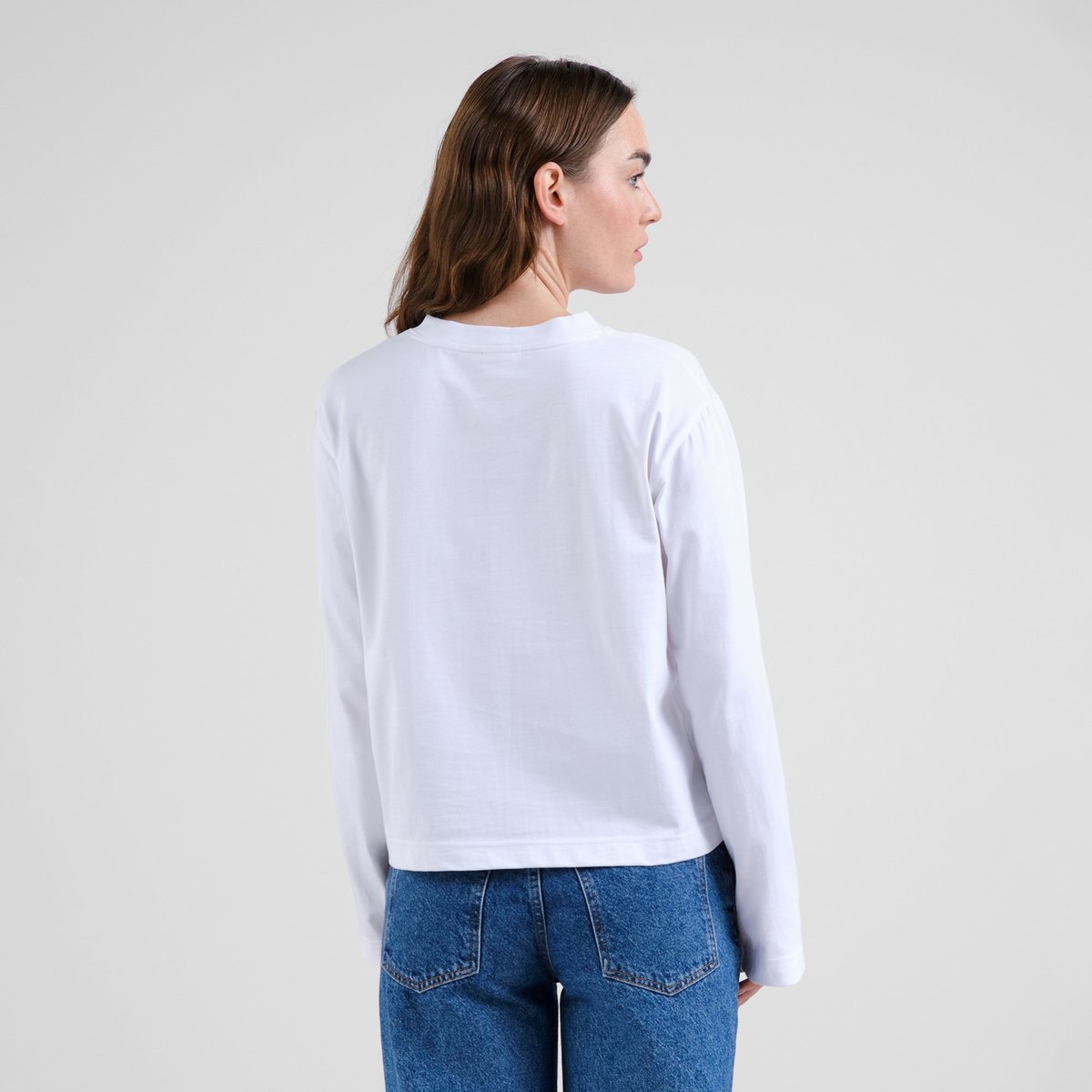 T-shirt Long Sleeve Vreta White