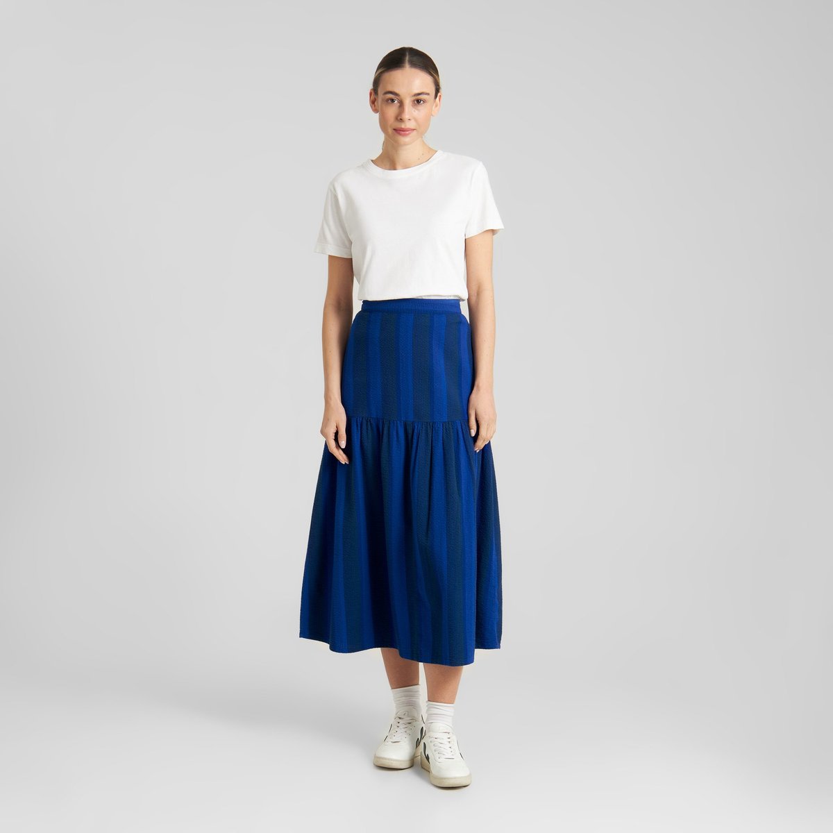 Skirt Finnhamn Stripe Sodalite Blue
