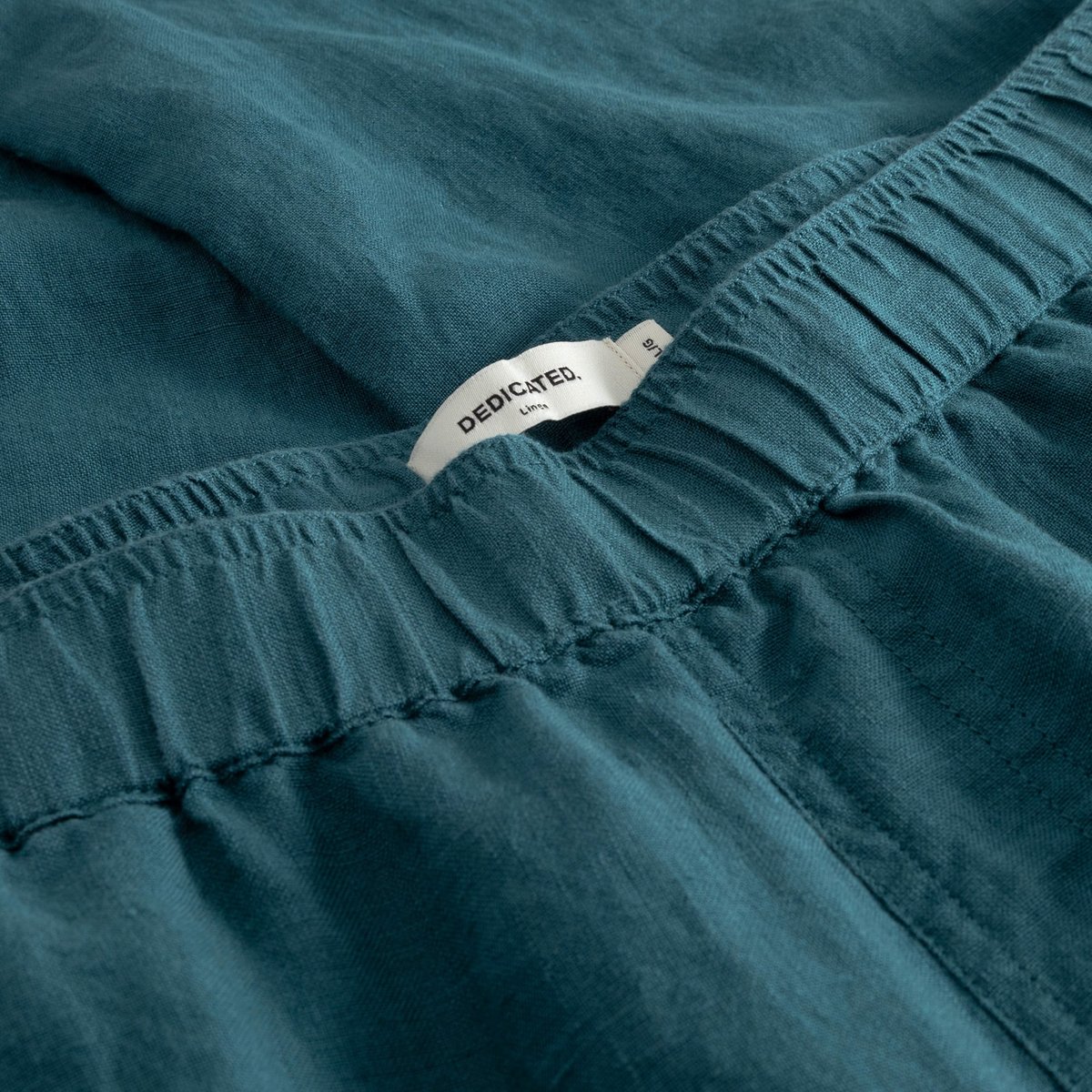 Pants Borrby Linen Mediterranea Green