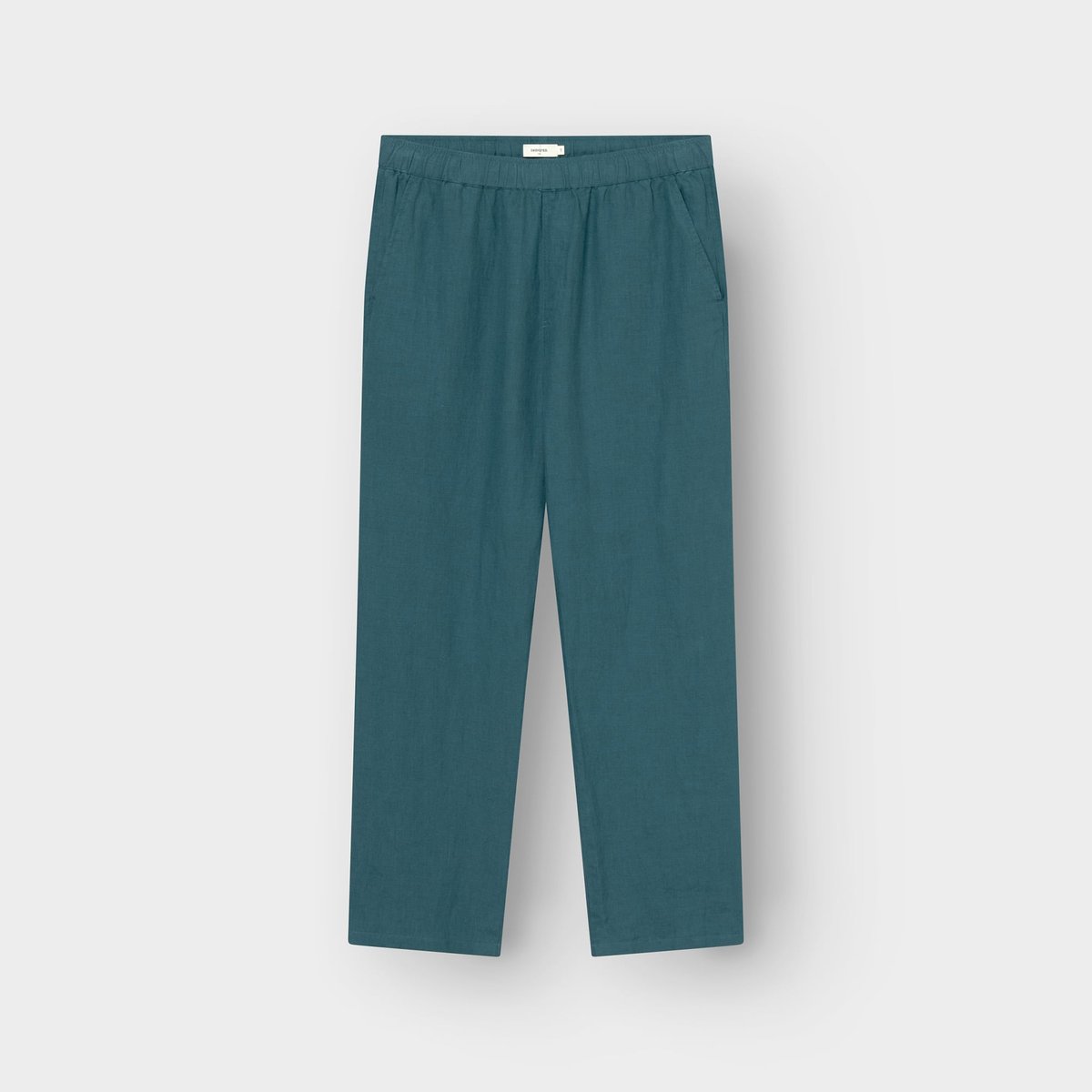Pants Borrby Linen Mediterranea Green