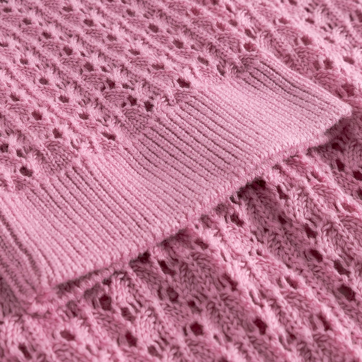 Knitted T-shirt Flen Crochet Moonlite Pink